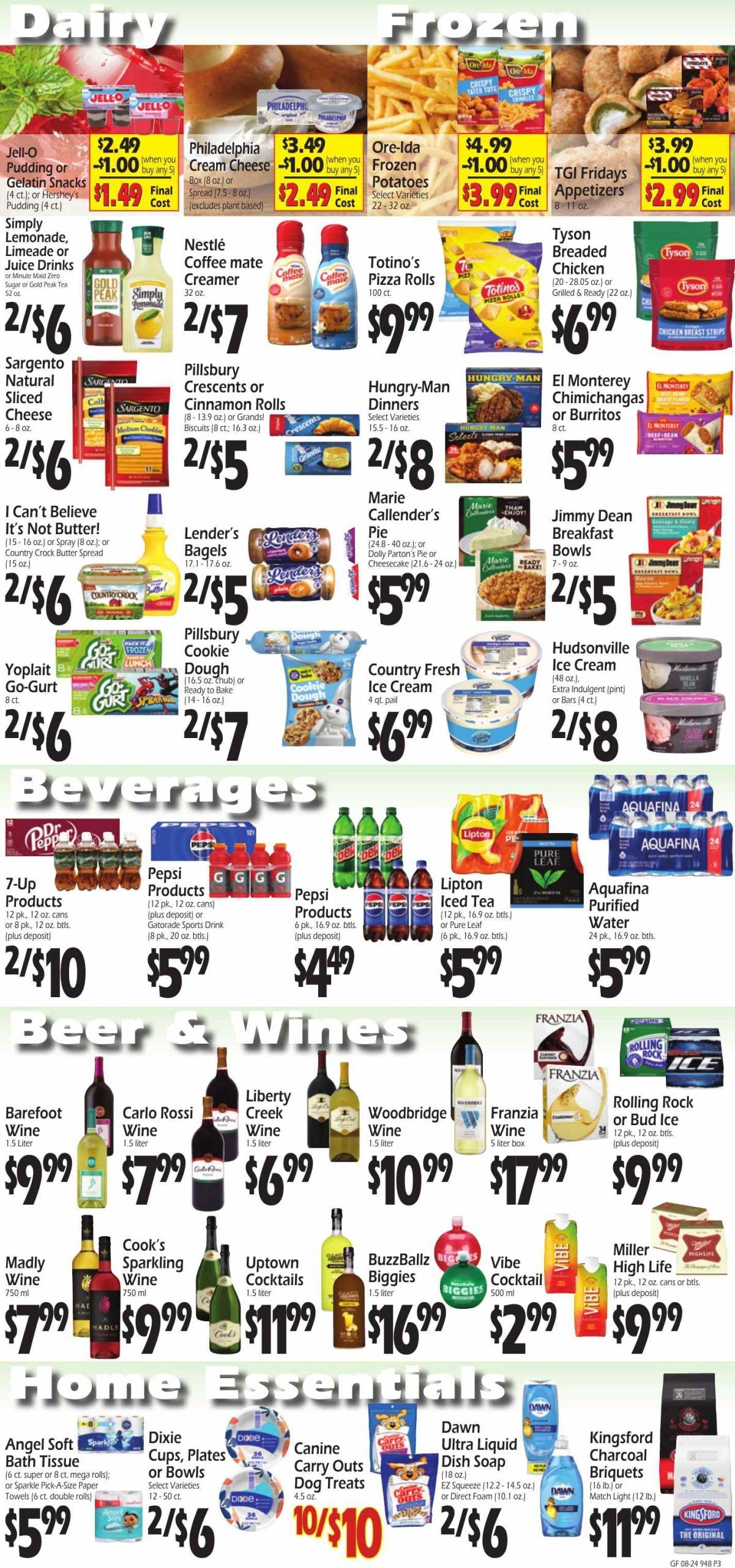 Greenfield Market Weekly Ad August 24 - September 6, 2026