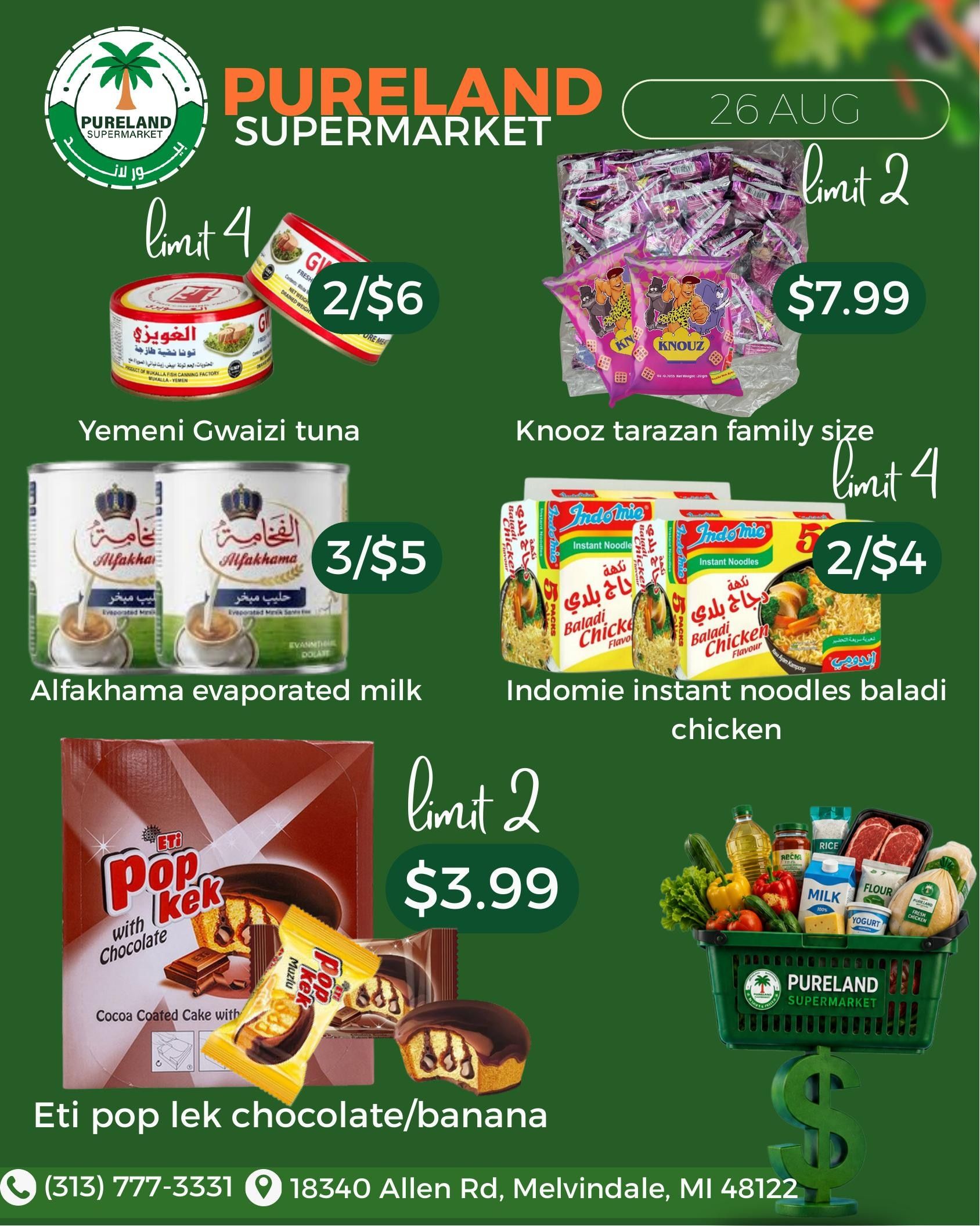 Pureland Supermarket Weekly Ad August 26 - September 1, 2026