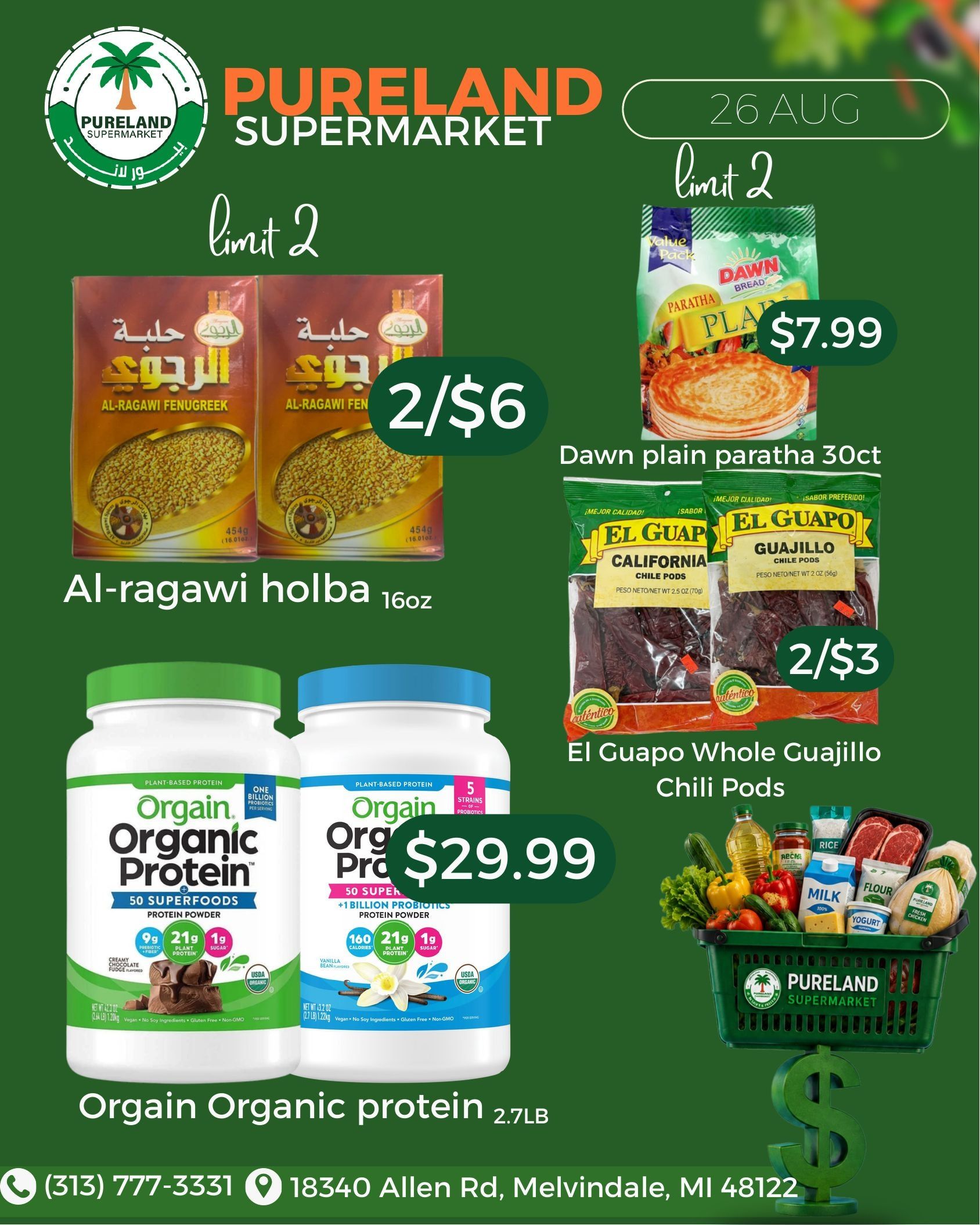 Pureland Supermarket Weekly Ad August 26 - September 1, 2026