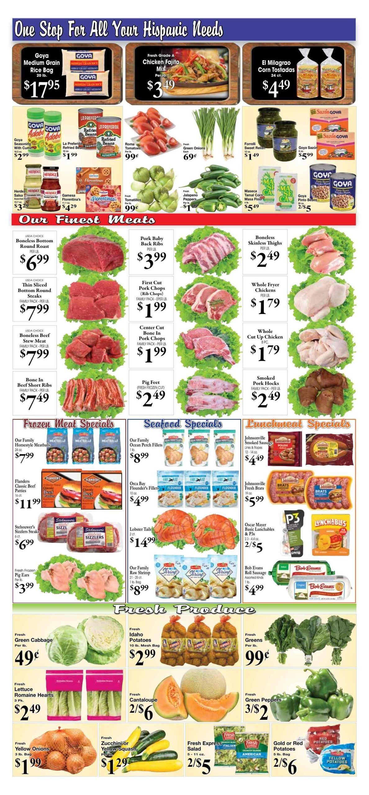 Toledo Food Market Weekly Ad August 25 - September 14, 2026