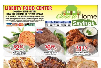 Liberty Food Center Weekly Ad August 25 - 31, 2026