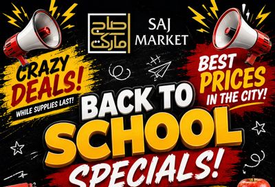Saj Market Weekly Ad August 25 - 31, 2026