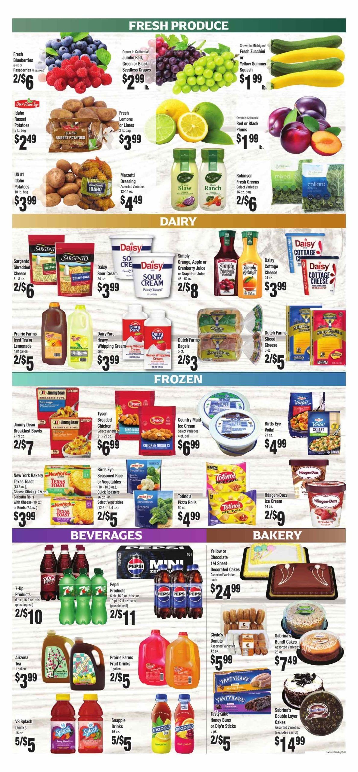 Savon Foods (15025 West Seven Mile Road, Detroit, MI) Weekly Ad August 18 - 31, 2026