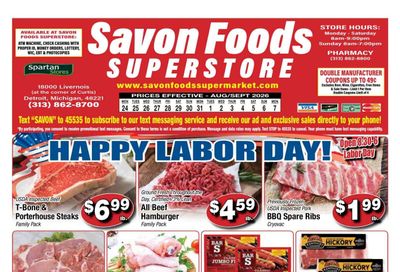 Savon Foods (18000 Livernois Avenue, Detroit, MI) Weekly Ad August 24 - September 7, 2026