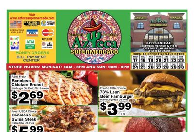 Azteca Supermercado Weekly Ad August 17 - 30, 2026
