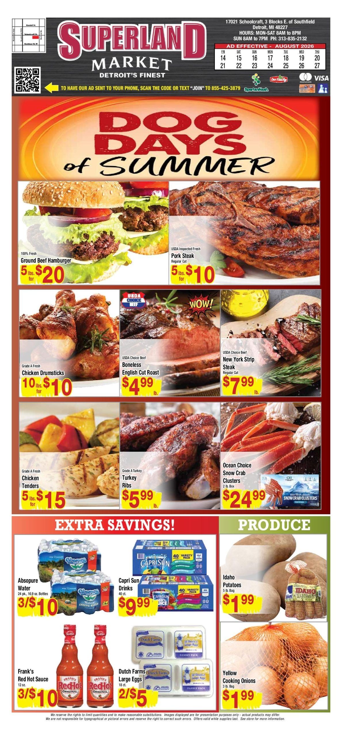 Superland Market Weekly Ad August 14 - 27, 2026