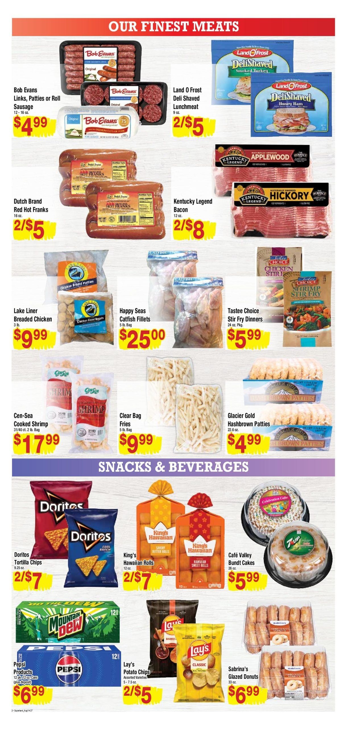 Superland Market Weekly Ad August 14 - 27, 2026