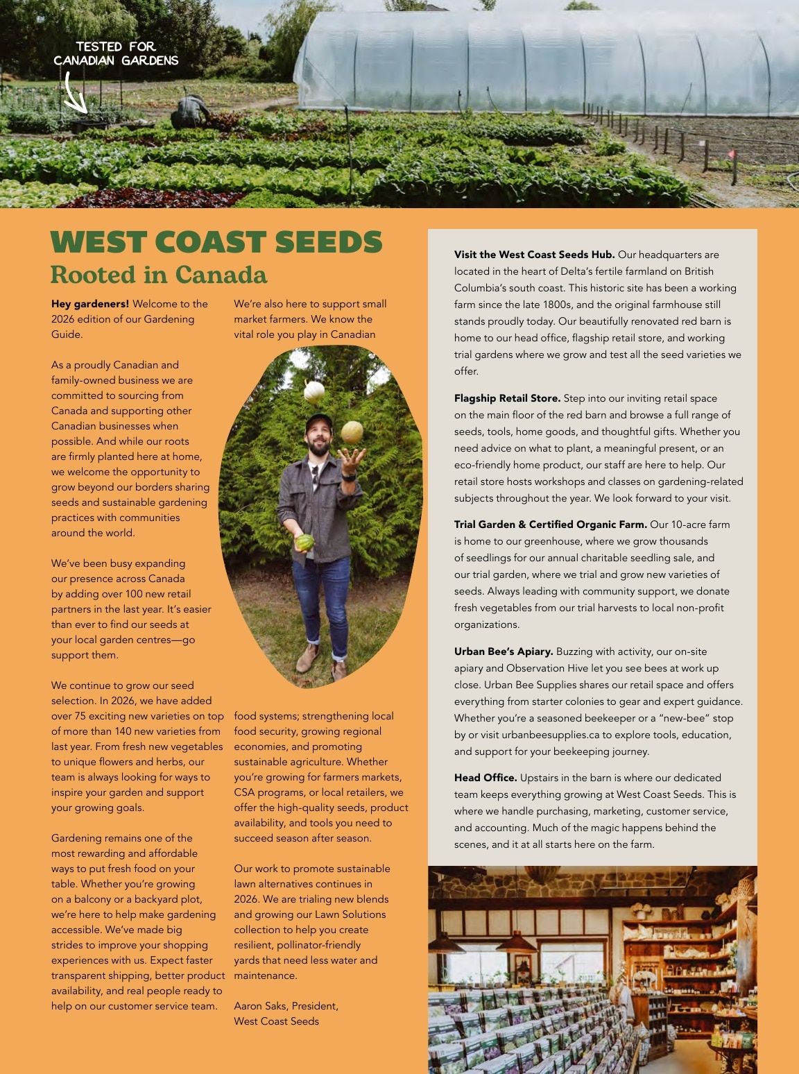 West Coast Seeds (5300 34B Avenue, Delta) Growing Guide Weekly Ad January 1 - December 31, 2026
