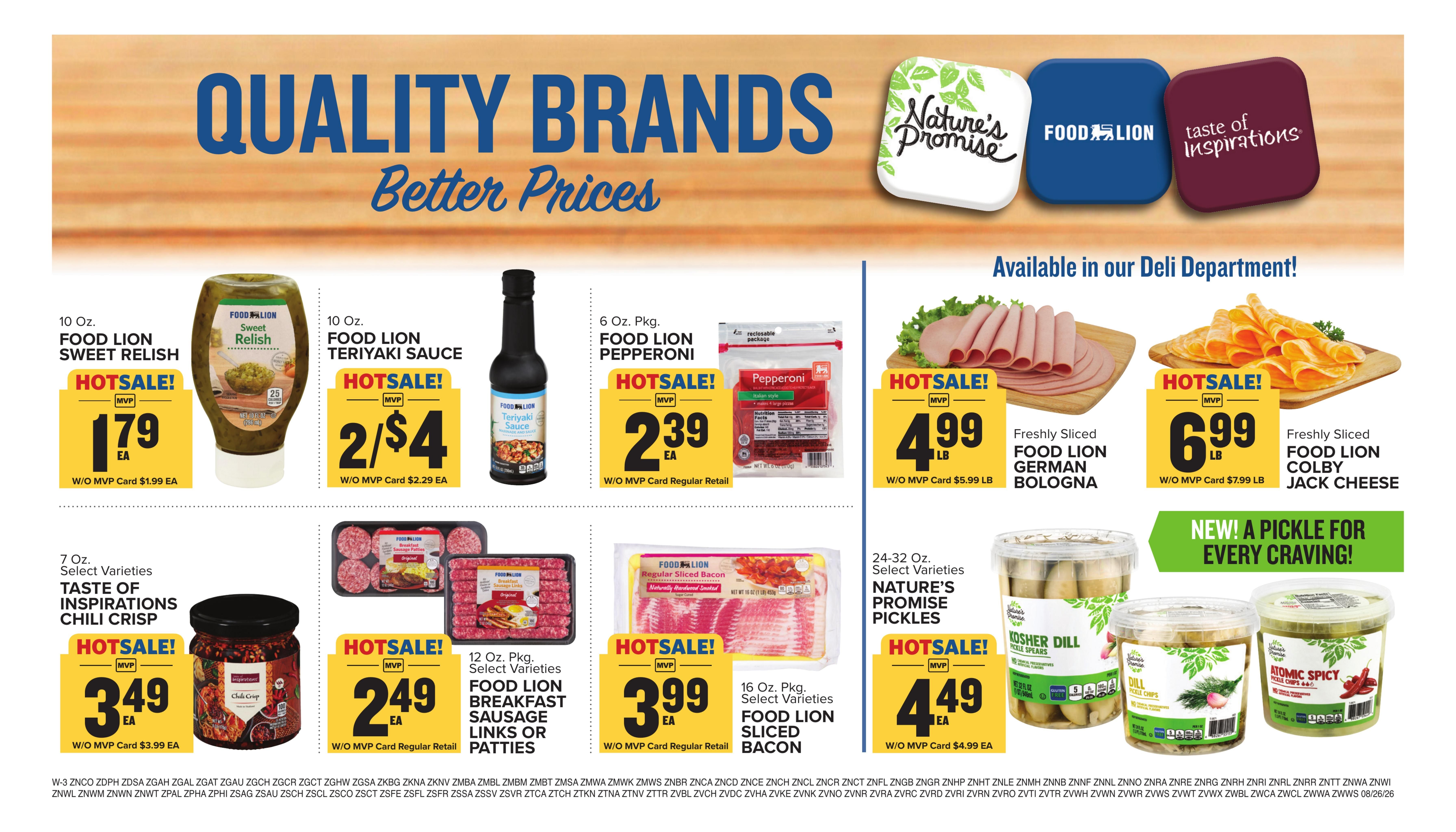 Food Lion (Banner Elk Area, NC) Weekly Ad August 26 - September 1, 2026
