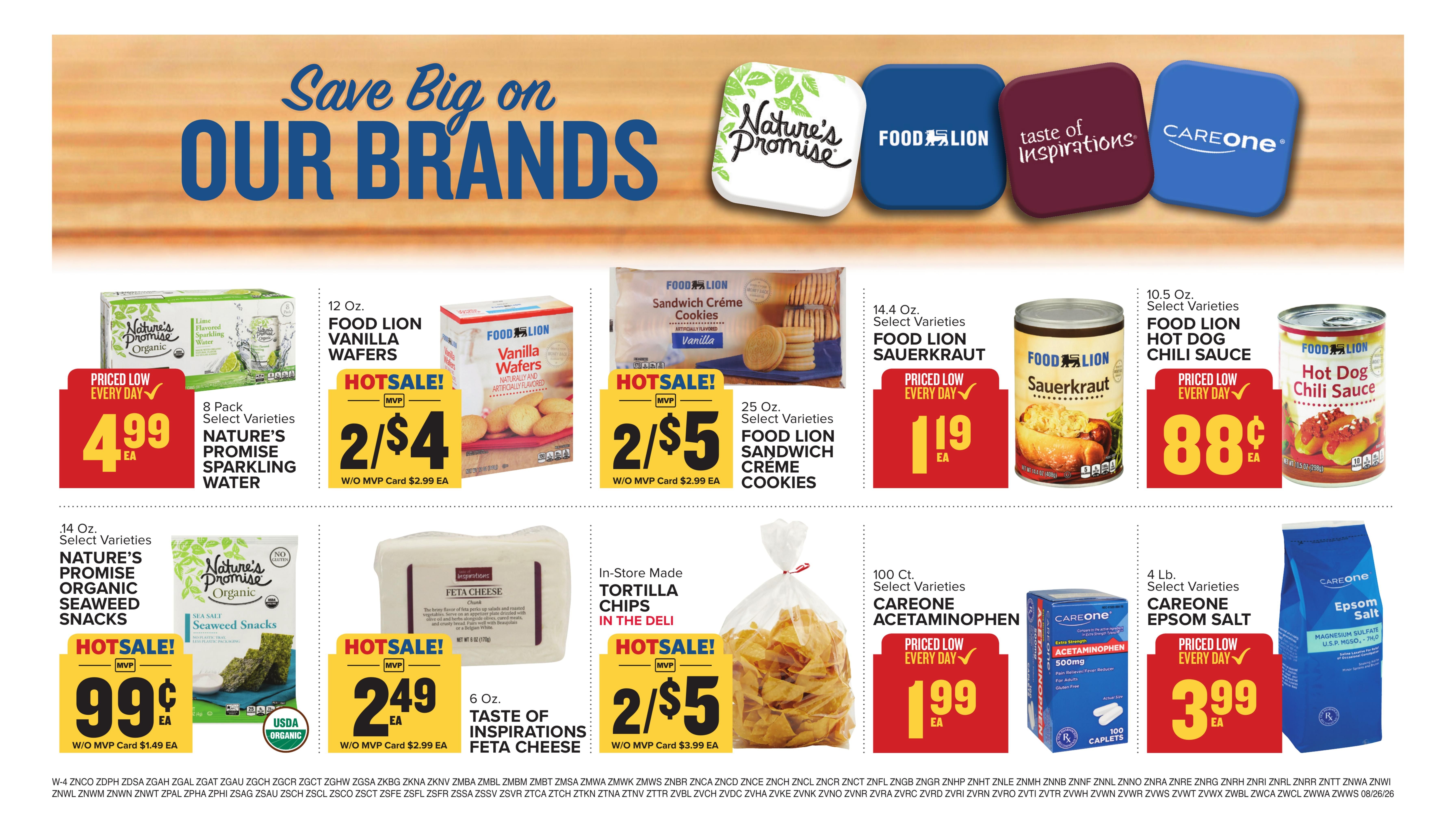Food Lion (Blackstock Area, SC) Weekly Ad August 26 - September 1, 2026