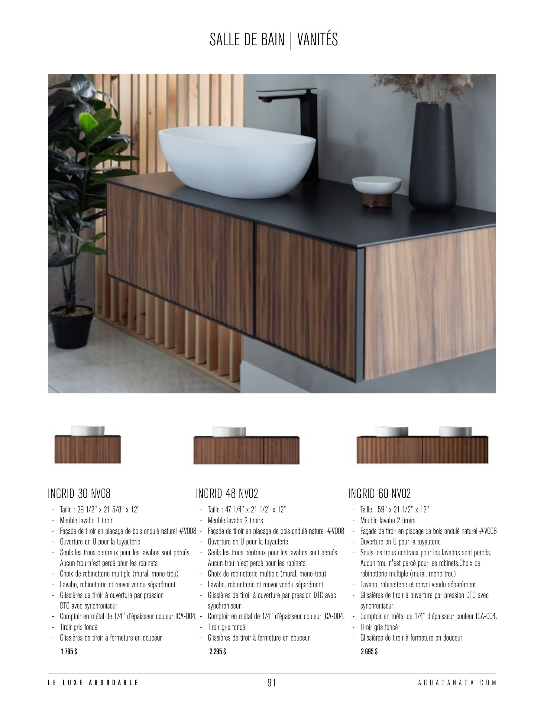 Agua Canada Annual Product Catalog Weekly Ad January 1 - December 31, 2026