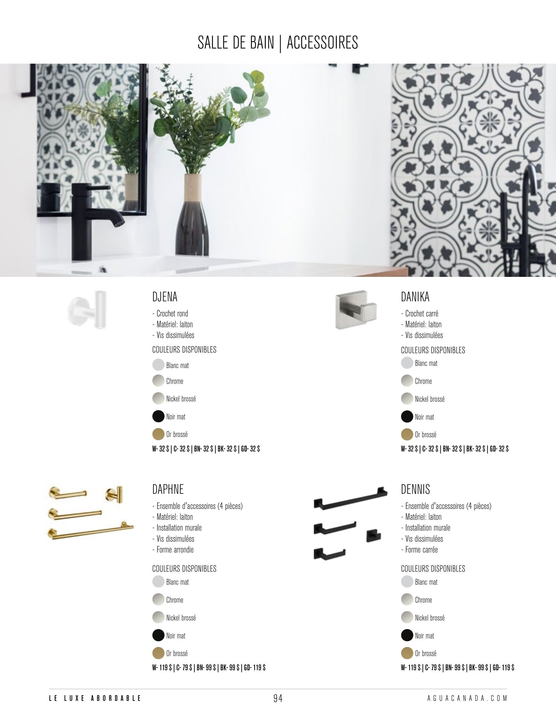 Agua Canada Annual Product Catalog Weekly Ad January 1 - December 31, 2026
