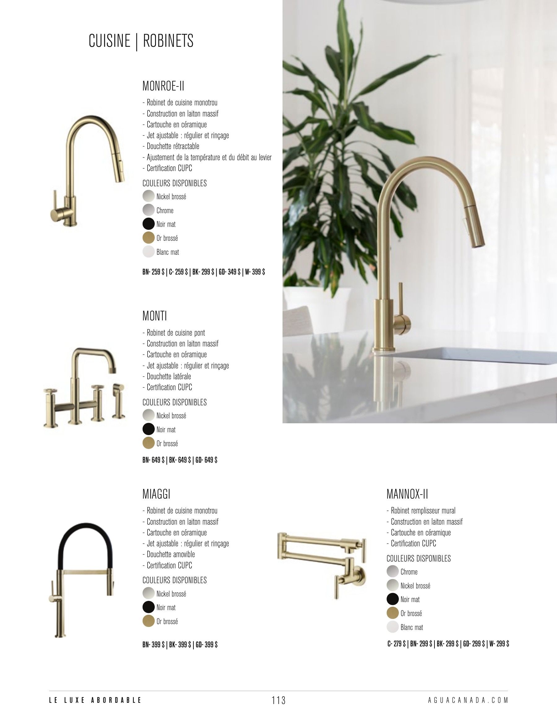 Agua Canada Annual Product Catalog Weekly Ad January 1 - December 31, 2026