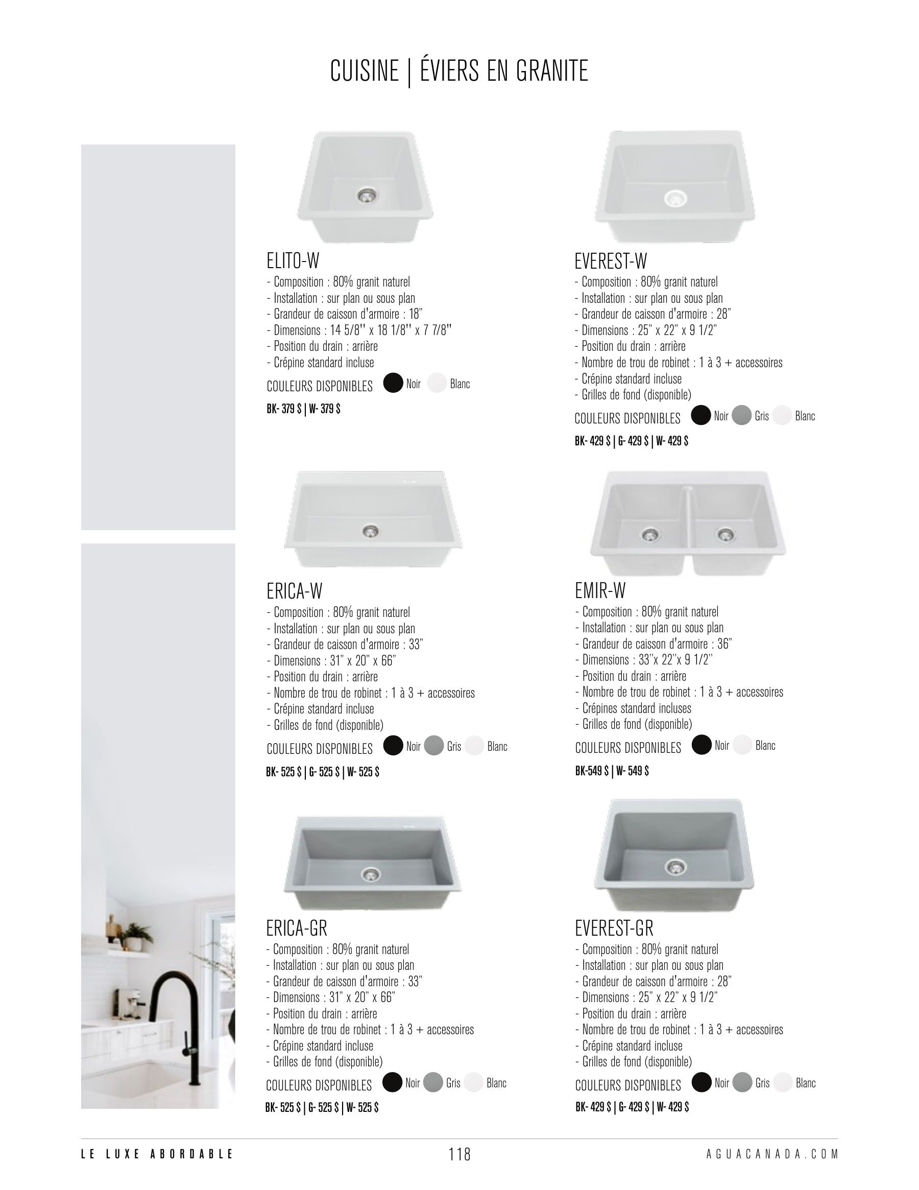 Agua Canada Annual Product Catalog Weekly Ad January 1 - December 31, 2026