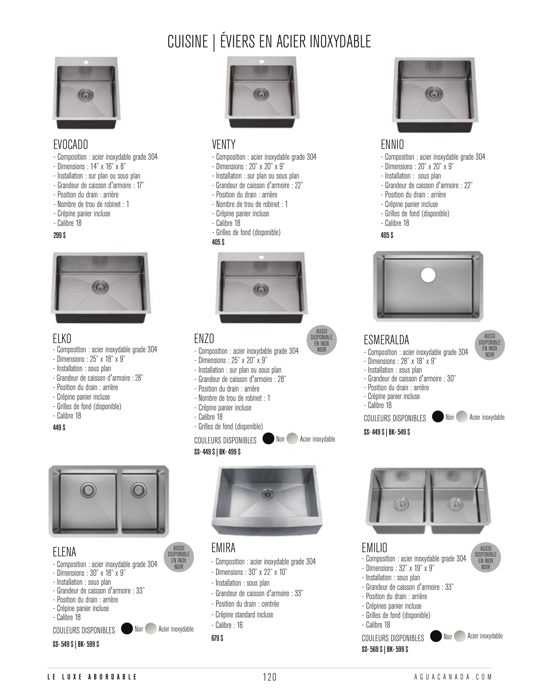 Agua Canada Annual Product Catalog Weekly Ad January 1 - December 31, 2026