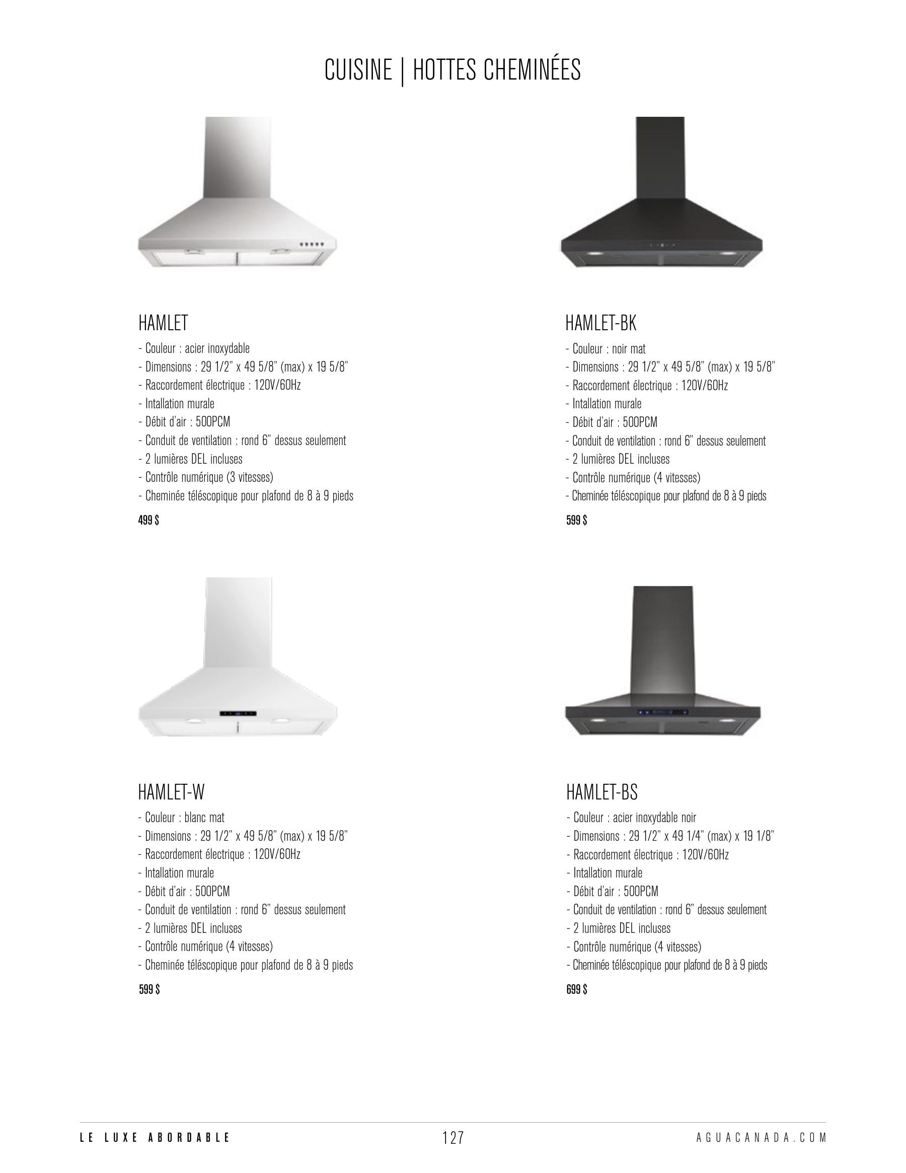 Agua Canada Annual Product Catalog Weekly Ad January 1 - December 31, 2026