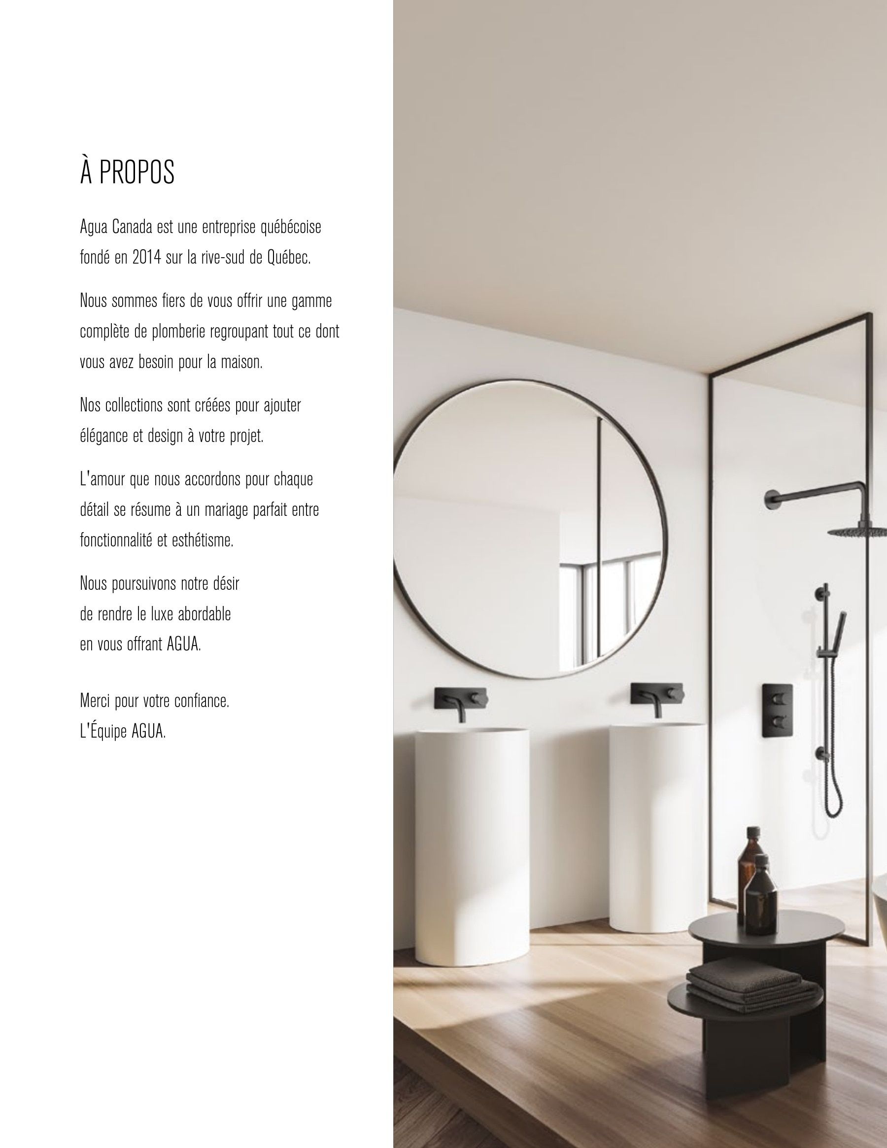 Agua Canada Annual Product Catalog Weekly Ad January 1 - December 31, 2026