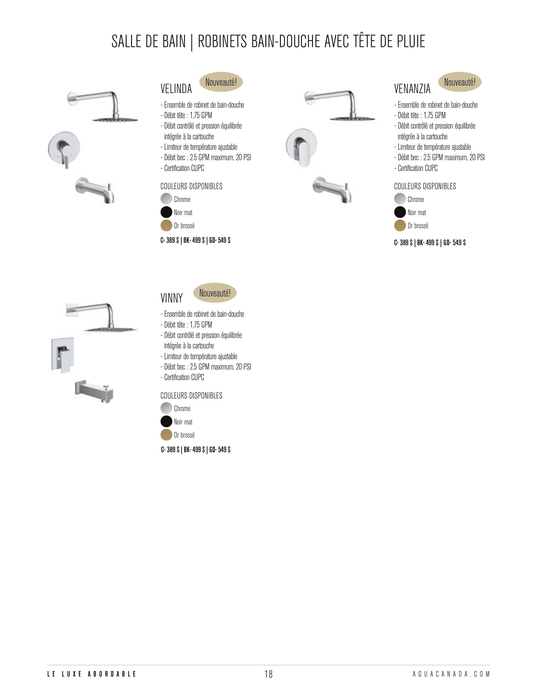 Agua Canada Annual Product Catalog Weekly Ad January 1 - December 31, 2026