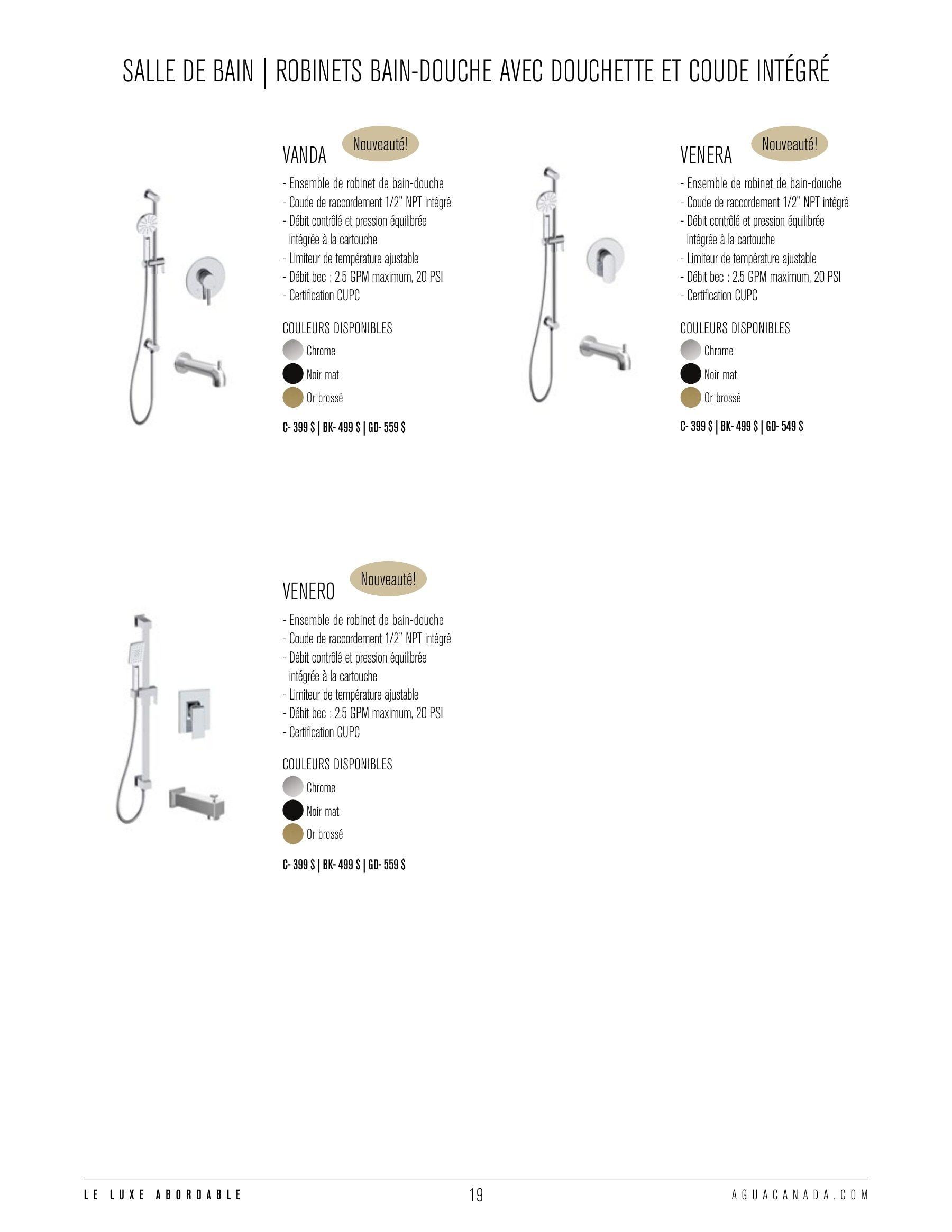 Agua Canada Annual Product Catalog Weekly Ad January 1 - December 31, 2026