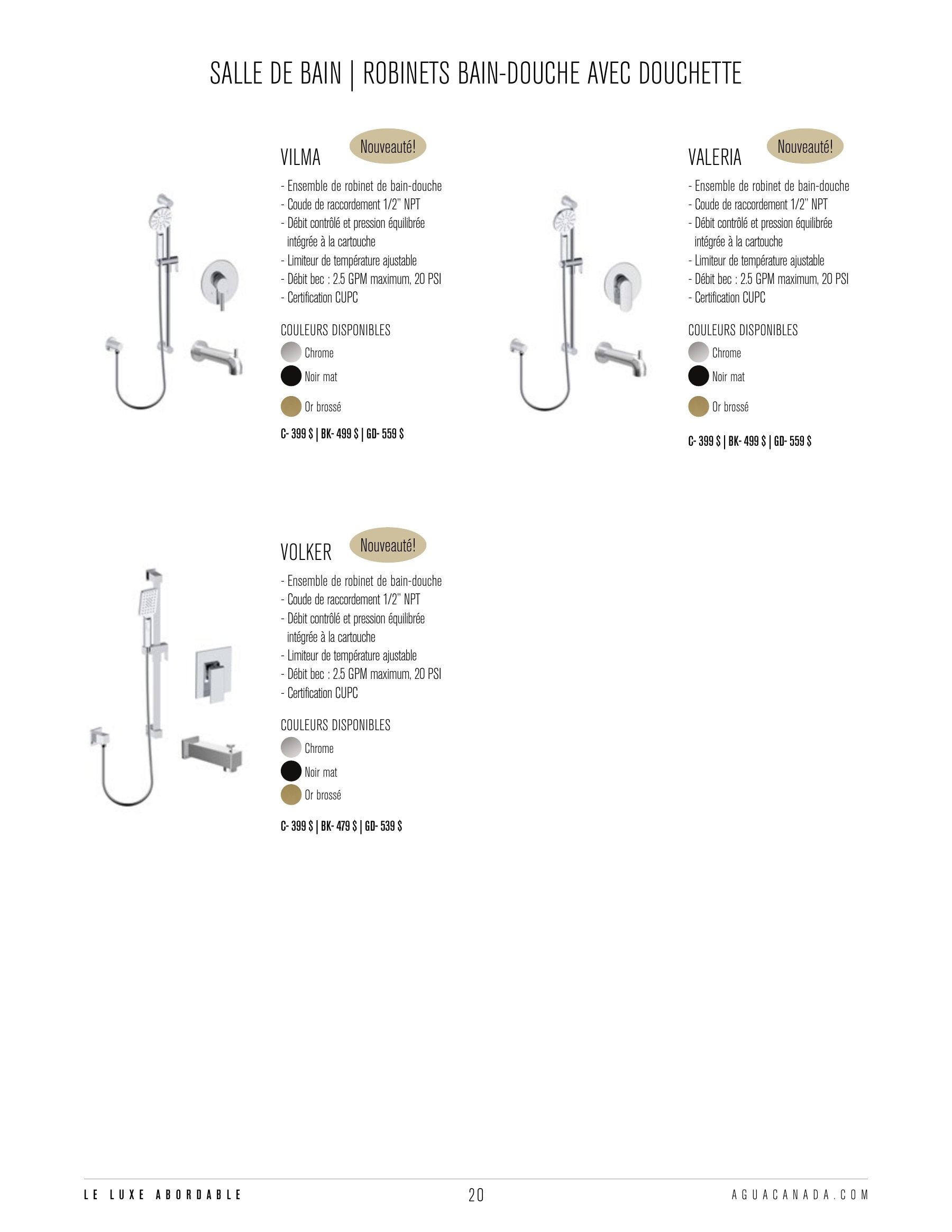 Agua Canada Annual Product Catalog Weekly Ad January 1 - December 31, 2026