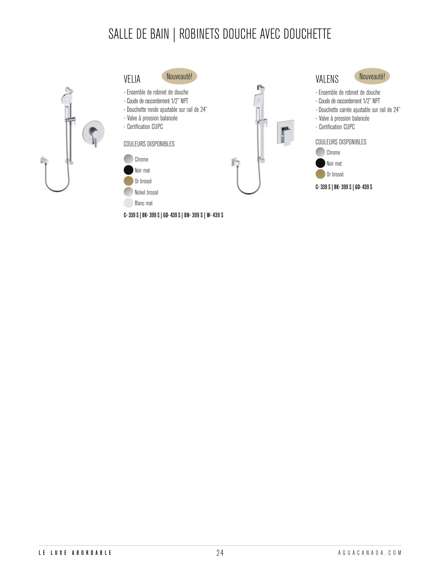 Agua Canada Annual Product Catalog Weekly Ad January 1 - December 31, 2026