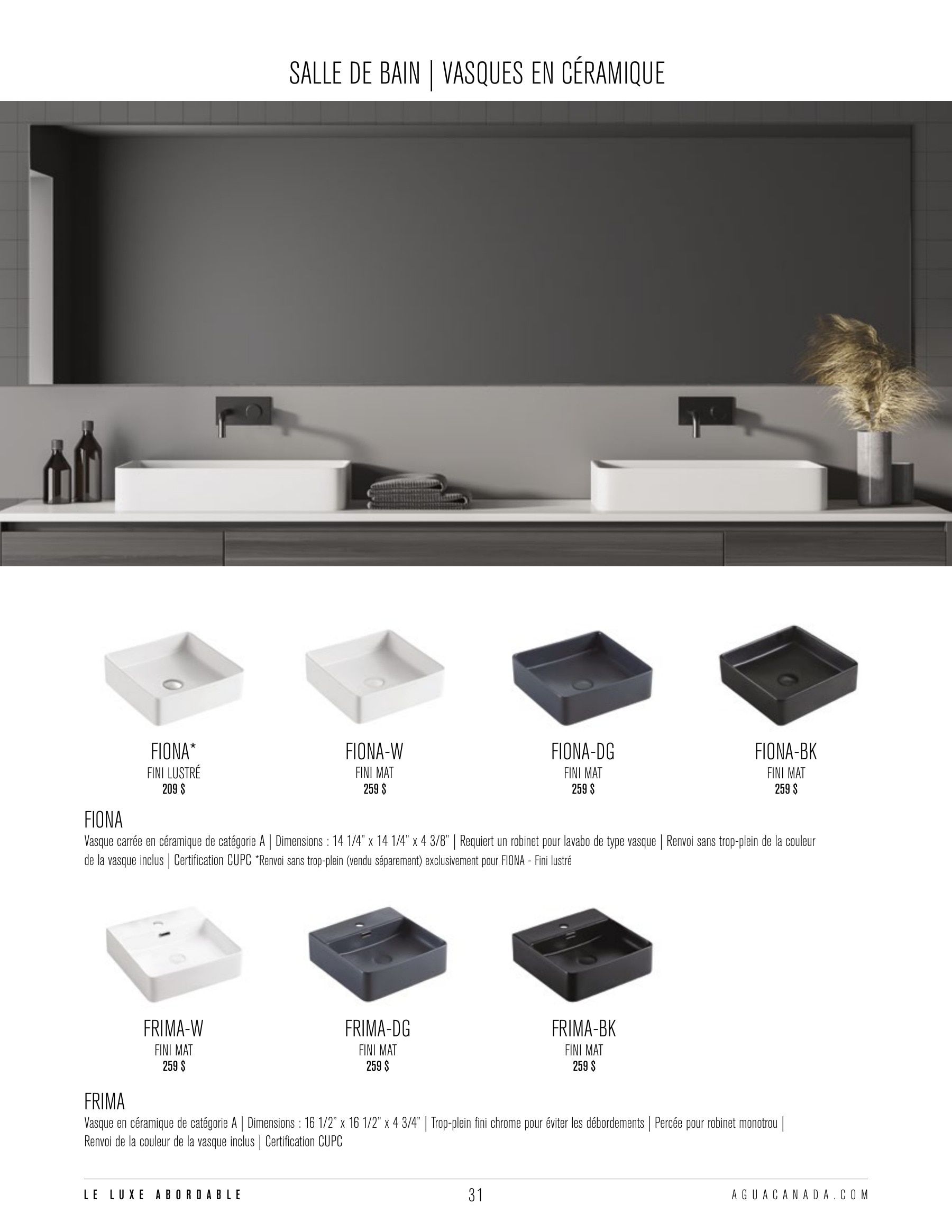 Agua Canada Annual Product Catalog Weekly Ad January 1 - December 31, 2026