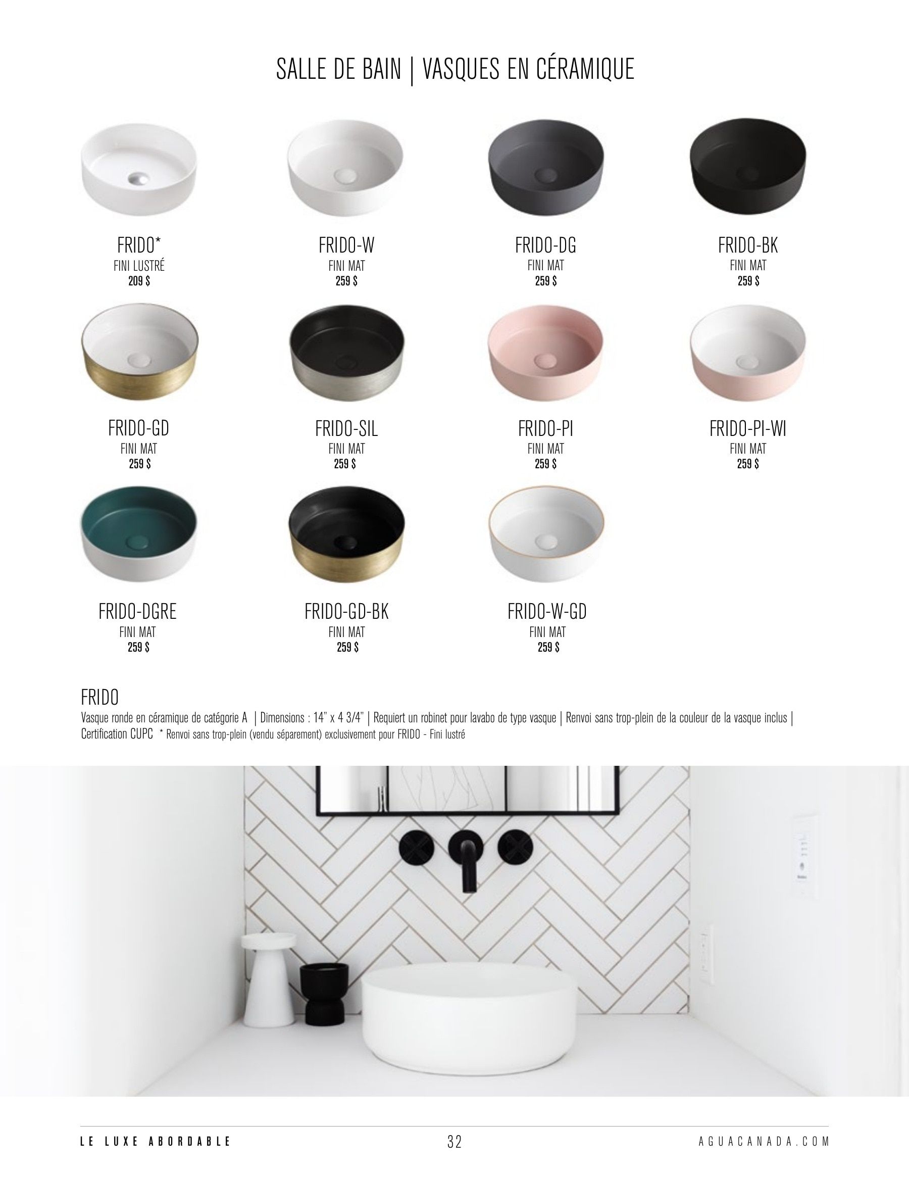Agua Canada Annual Product Catalog Weekly Ad January 1 - December 31, 2026