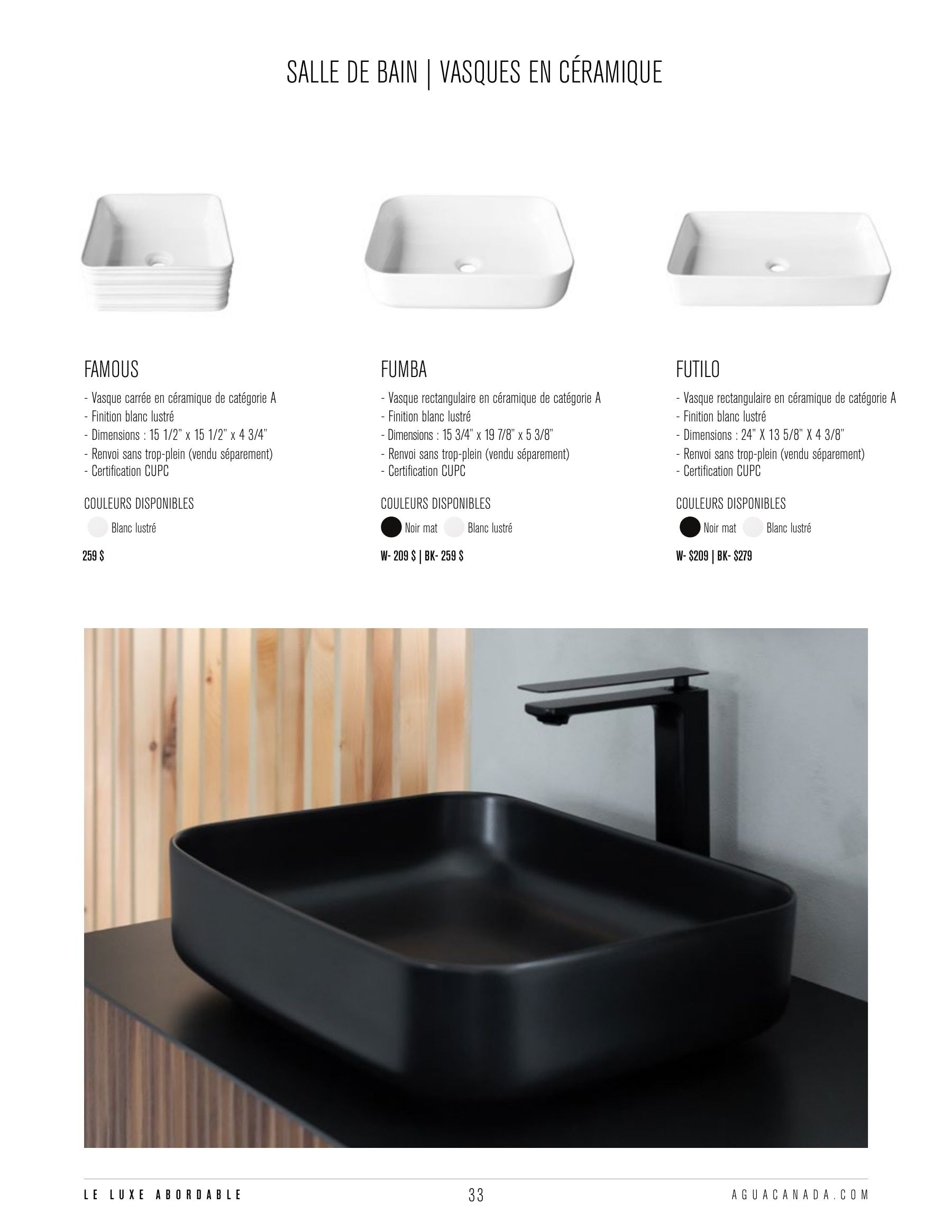 Agua Canada Annual Product Catalog Weekly Ad January 1 - December 31, 2026