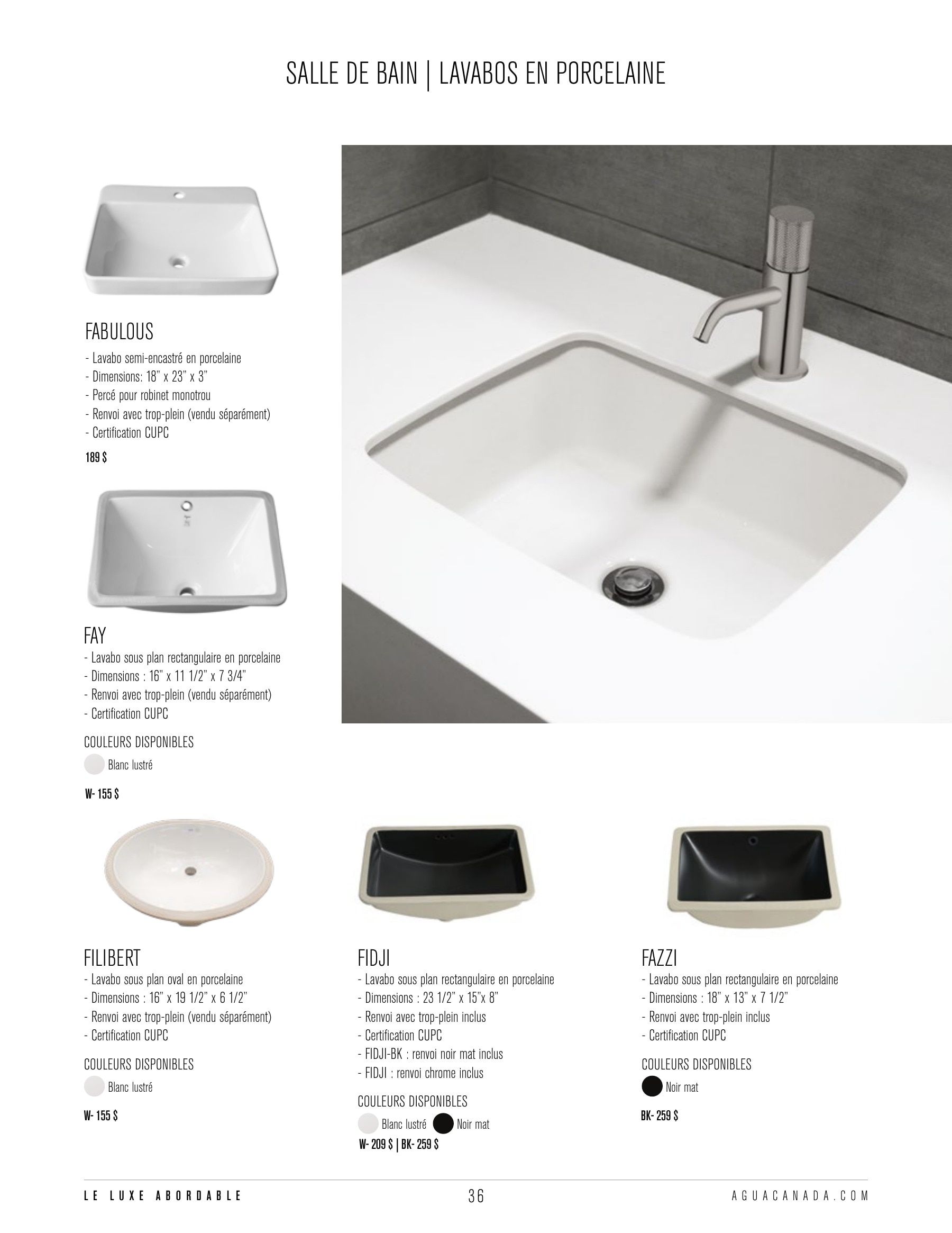 Agua Canada Annual Product Catalog Weekly Ad January 1 - December 31, 2026
