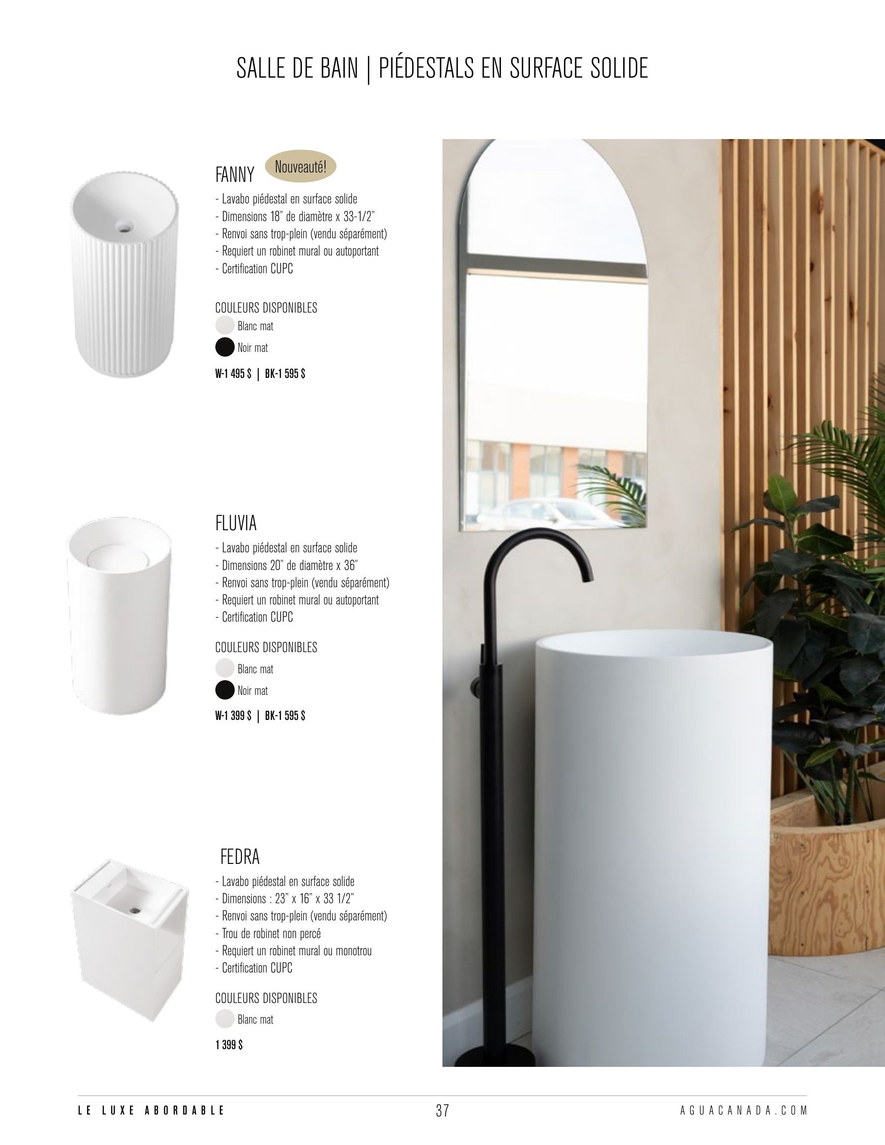 Agua Canada Annual Product Catalog Weekly Ad January 1 - December 31, 2026