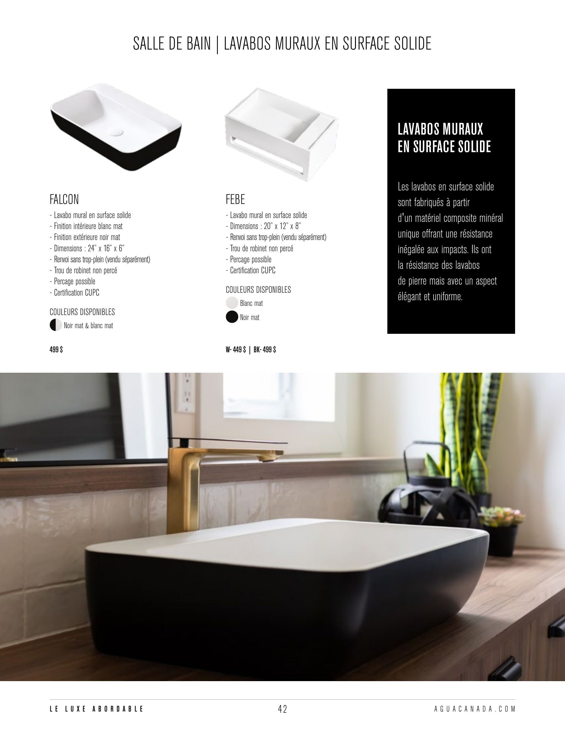Agua Canada Annual Product Catalog Weekly Ad January 1 - December 31, 2026