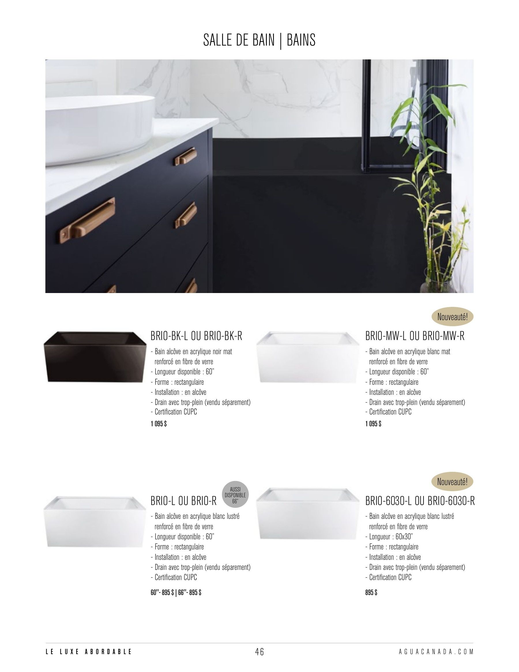 Agua Canada Annual Product Catalog Weekly Ad January 1 - December 31, 2026