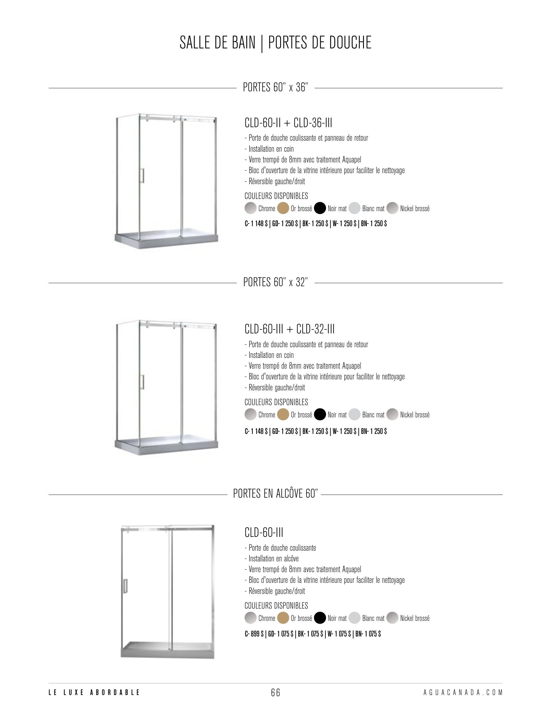 Agua Canada Annual Product Catalog Weekly Ad January 1 - December 31, 2026