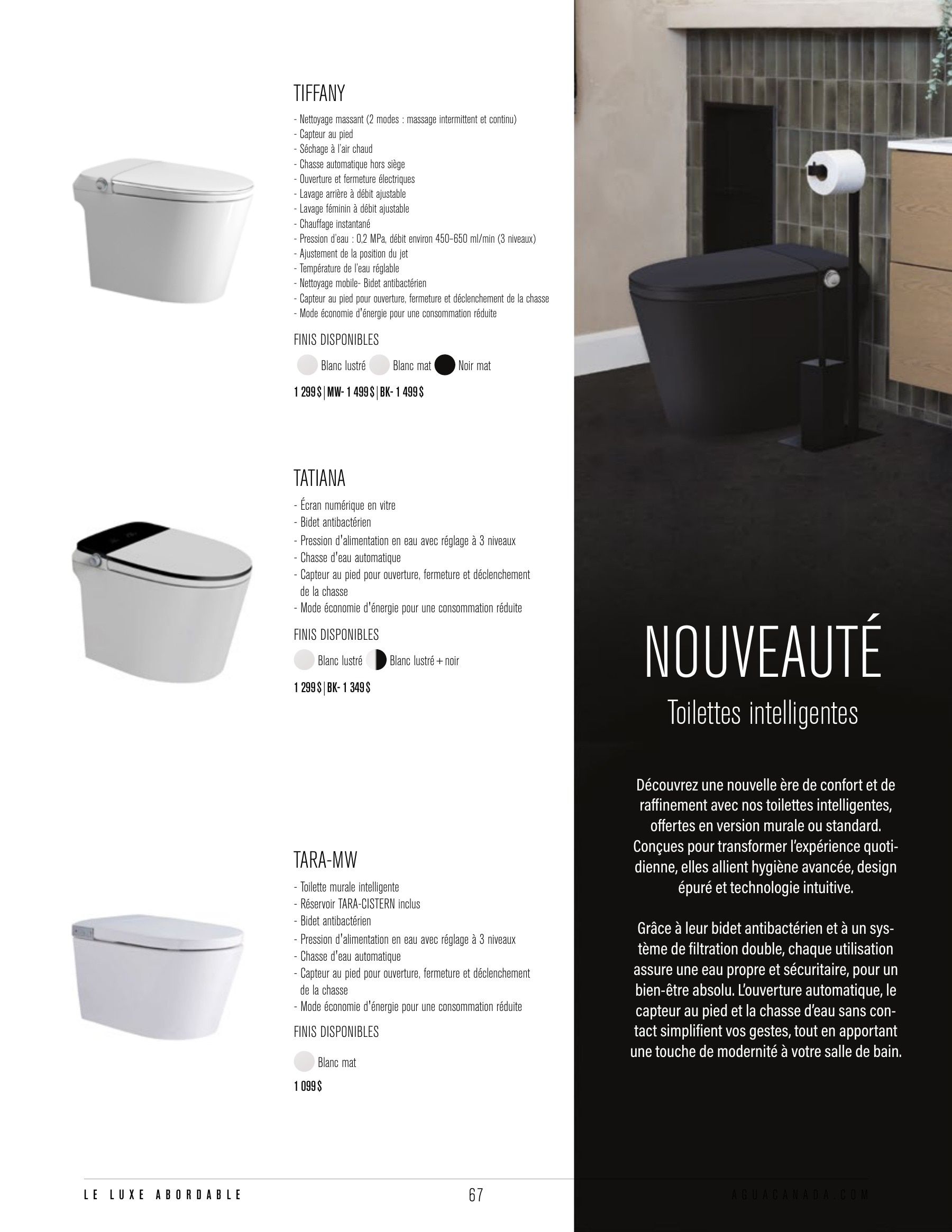 Agua Canada Annual Product Catalog Weekly Ad January 1 - December 31, 2026