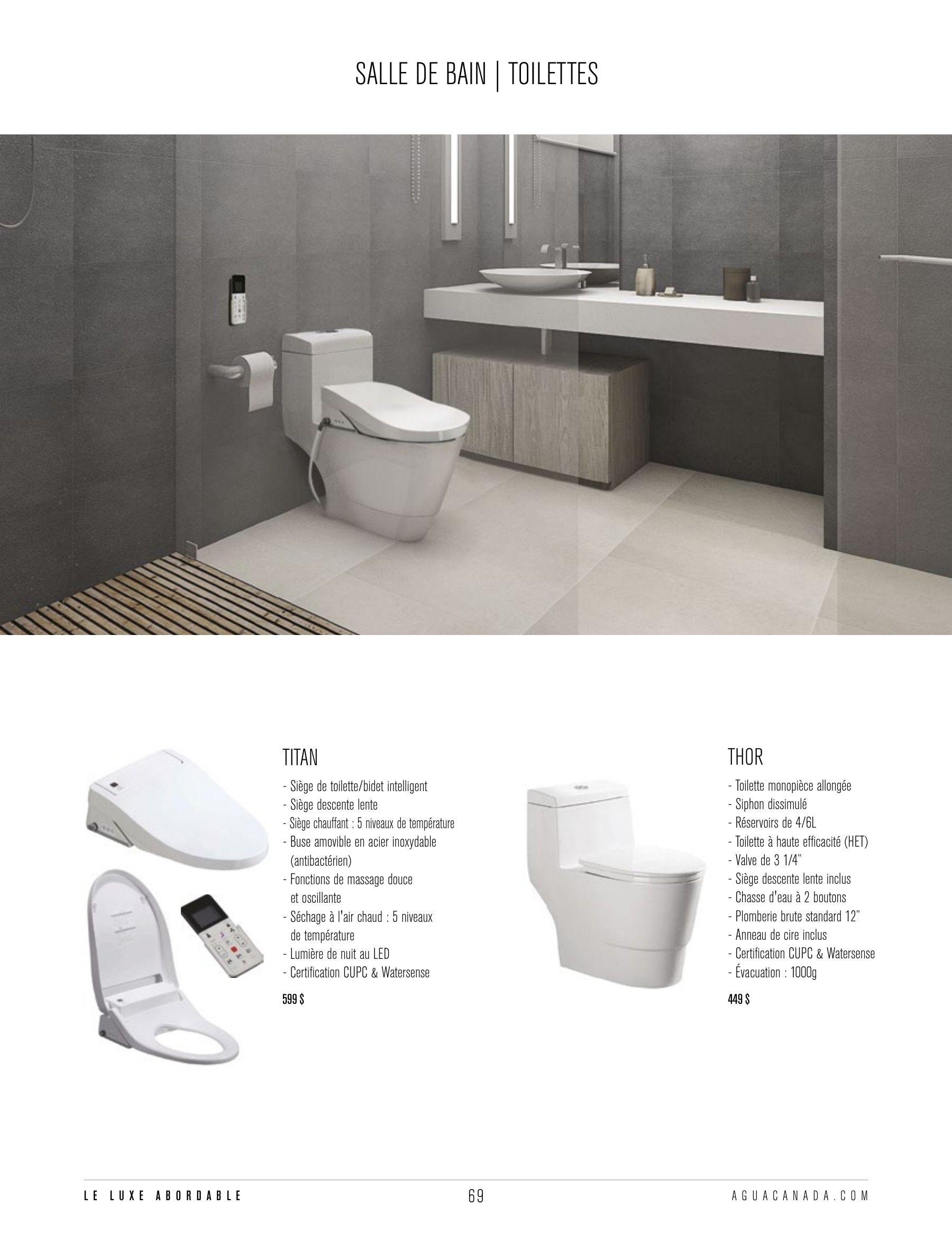 Agua Canada Annual Product Catalog Weekly Ad January 1 - December 31, 2026