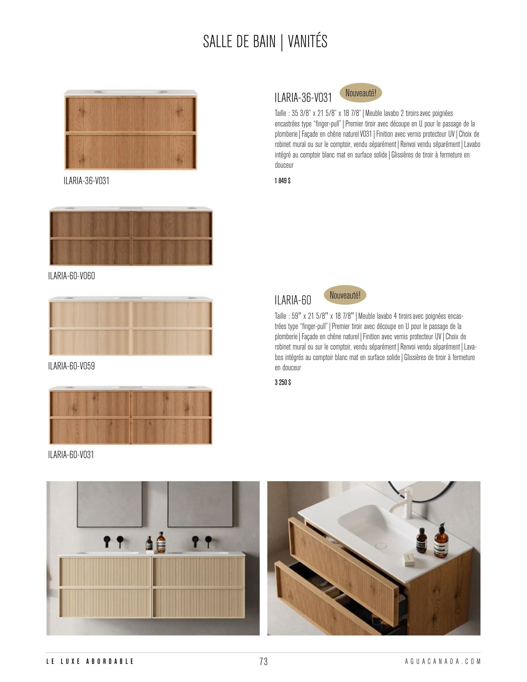 Agua Canada Annual Product Catalog Weekly Ad January 1 - December 31, 2026