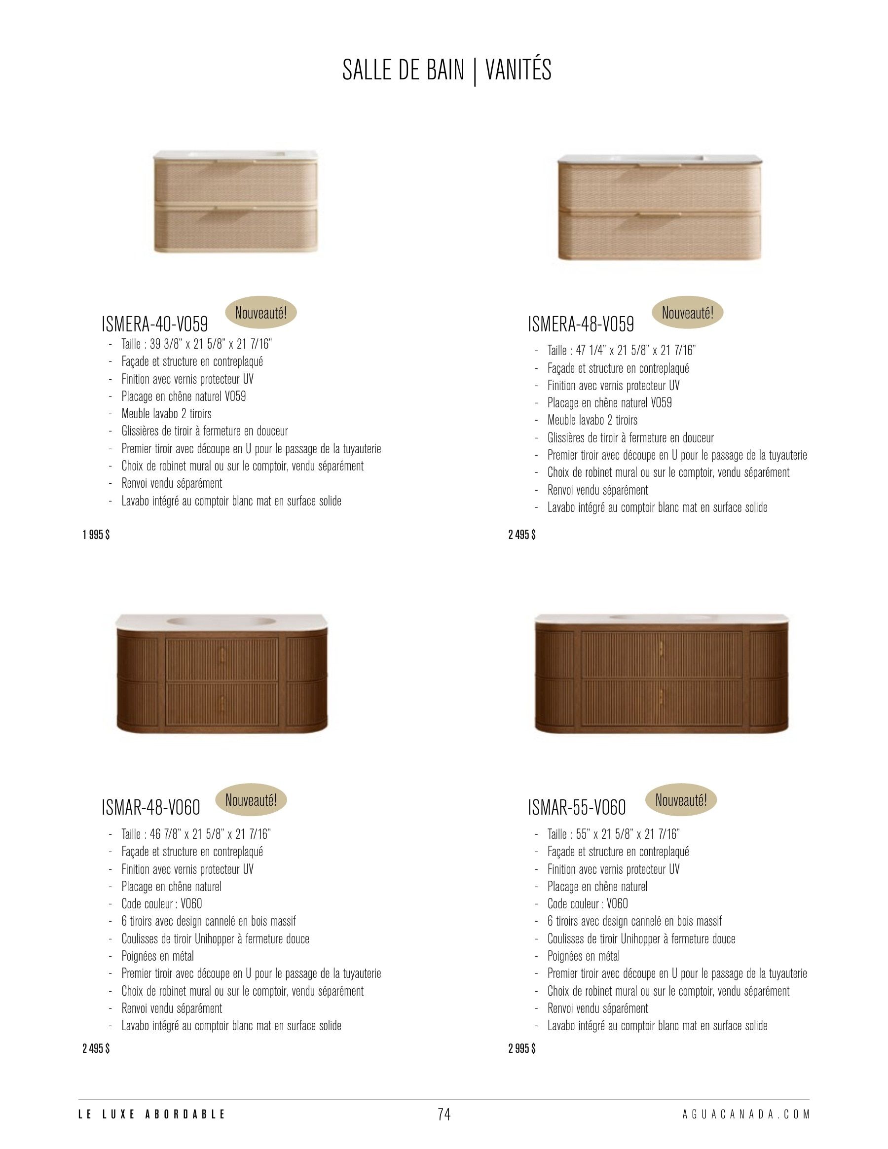 Agua Canada Annual Product Catalog Weekly Ad January 1 - December 31, 2026