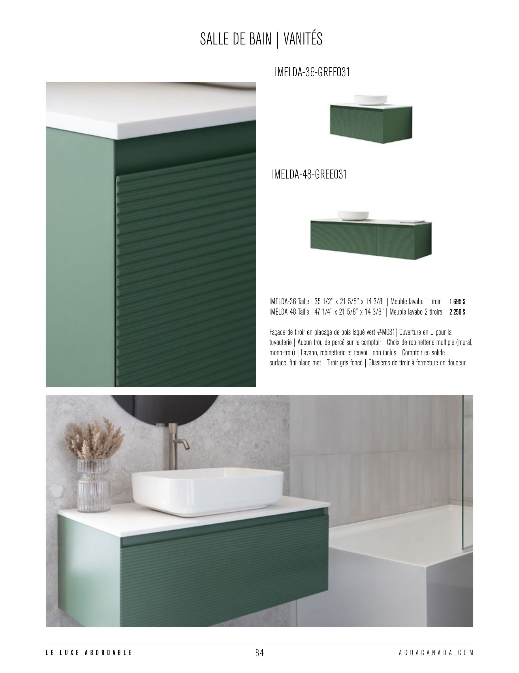 Agua Canada Annual Product Catalog Weekly Ad January 1 - December 31, 2026