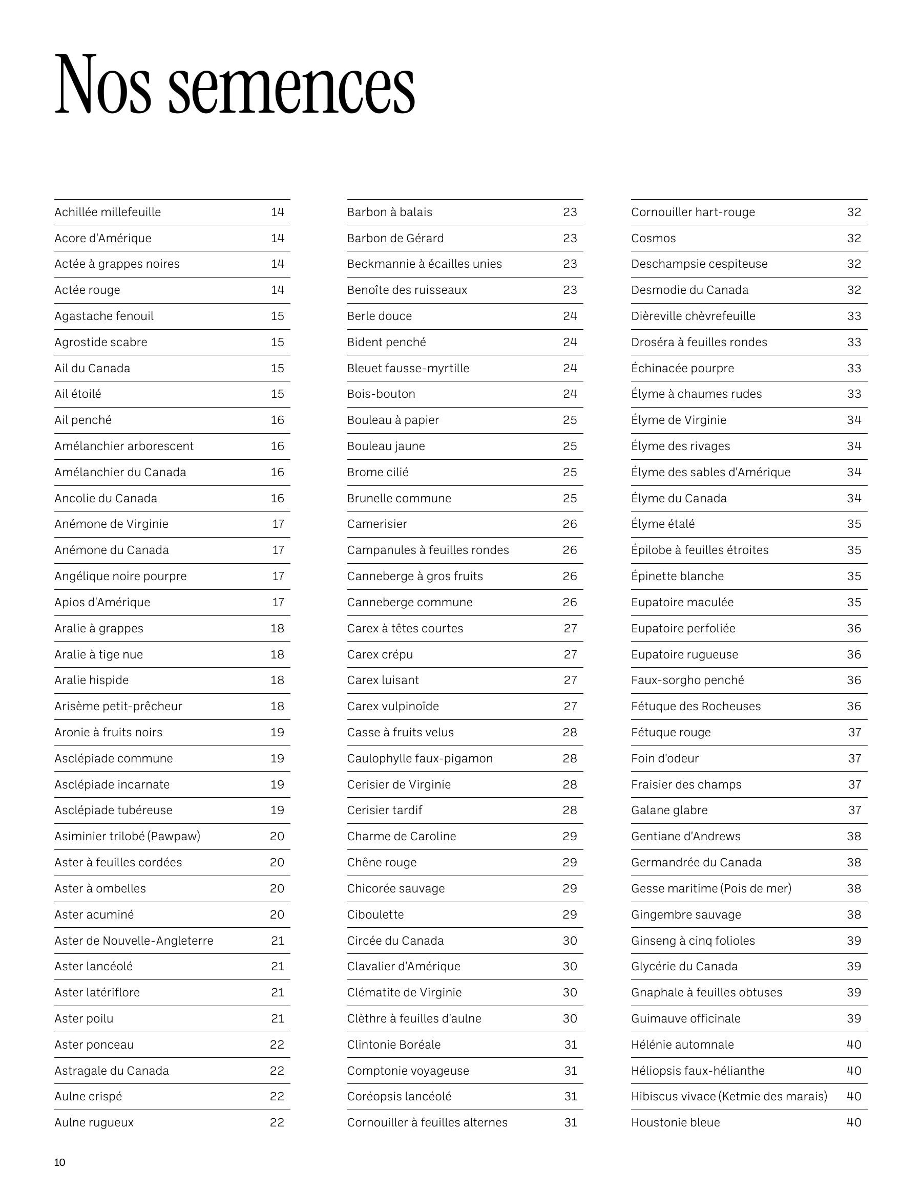 Akène Detailed Seed Catalog Weekly Ad January 1 - December 31, 2026