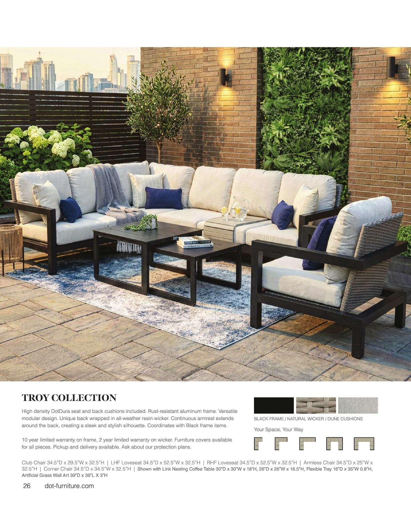 D.O.T. Furniture Annual Catalog Weekly Ad January 1 - December 31, 2026