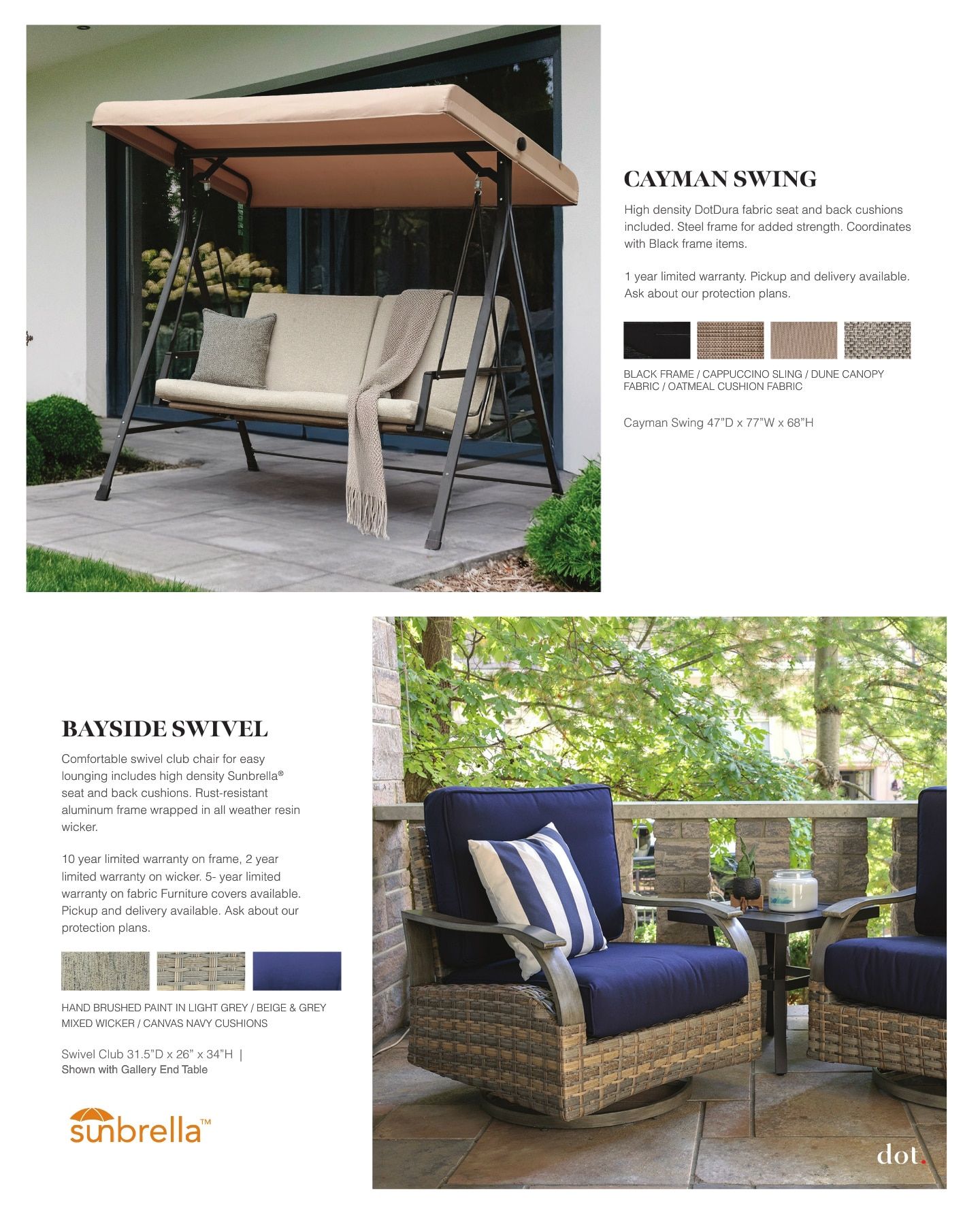 D.O.T. Furniture Annual Catalog Weekly Ad January 1 - December 31, 2026