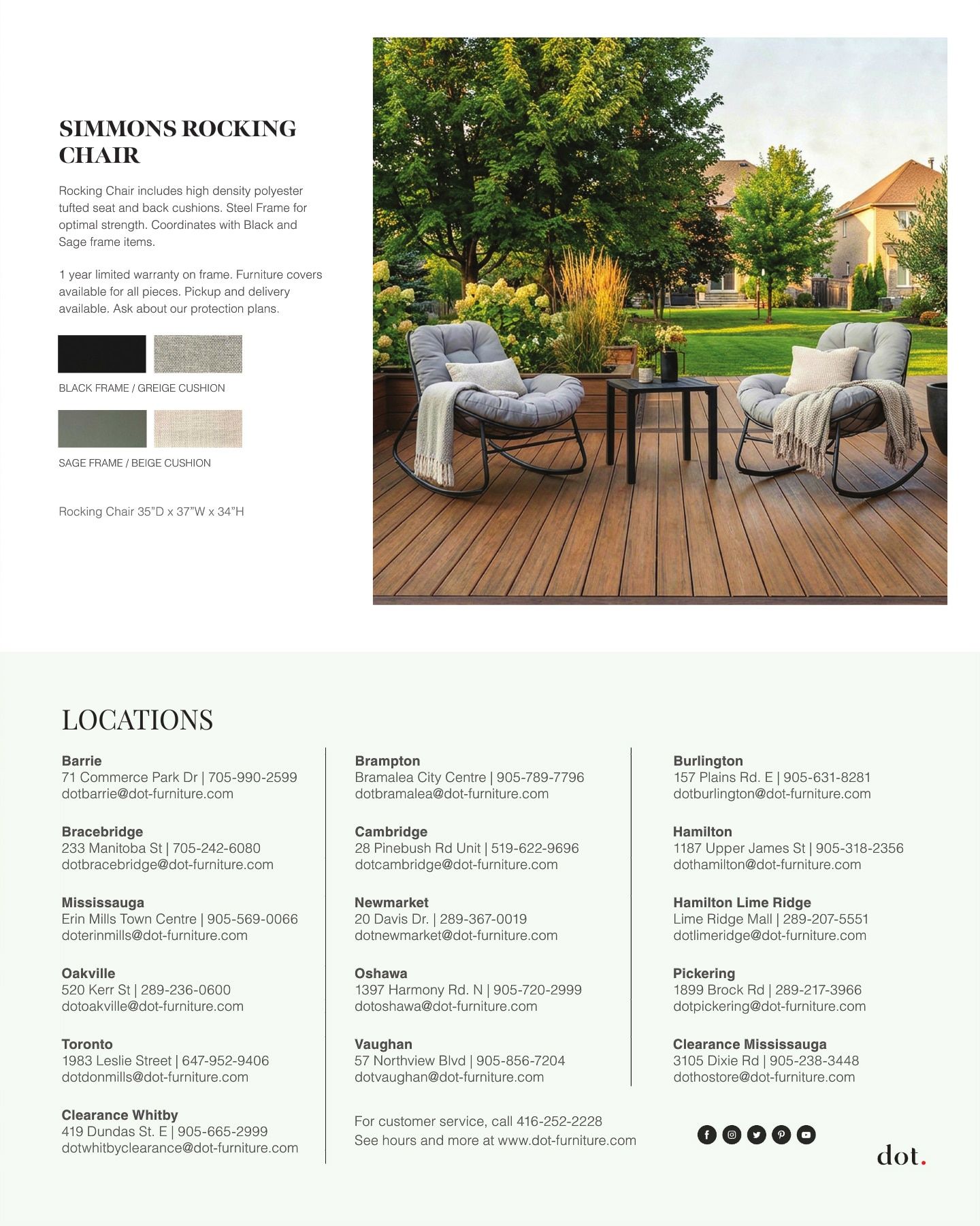 D.O.T. Furniture Annual Catalog Weekly Ad January 1 - December 31, 2026