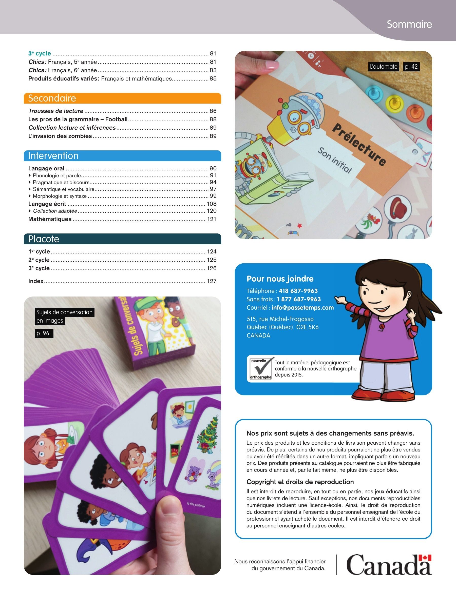 Les Éditions Passe-Temps Educational Products Catalog Weekly Ad April 1, 2026 - June 30, 2027