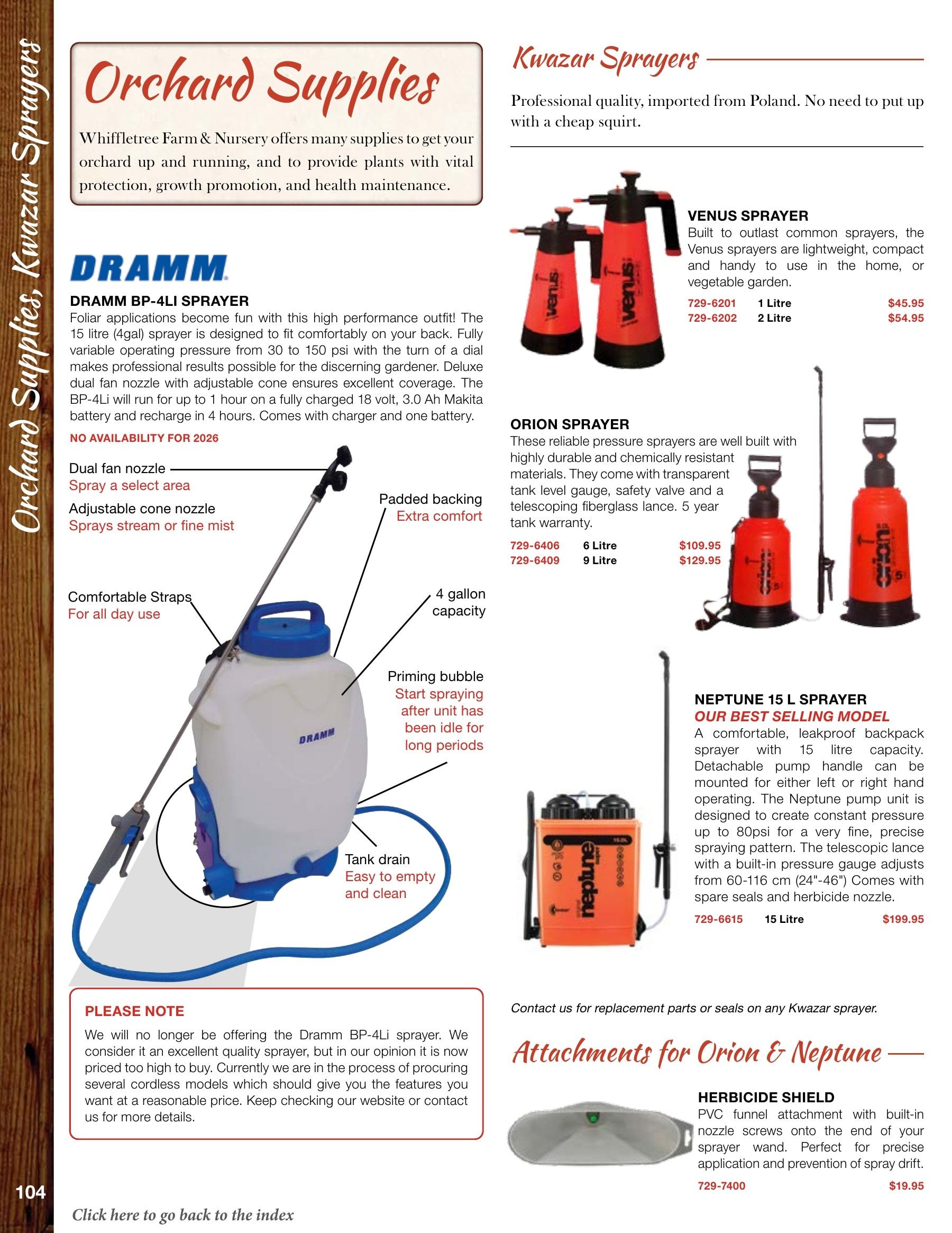 Whiffletree Farm & Nursery Annual Catalog Weekly Ad January 1 - December 31, 2026
