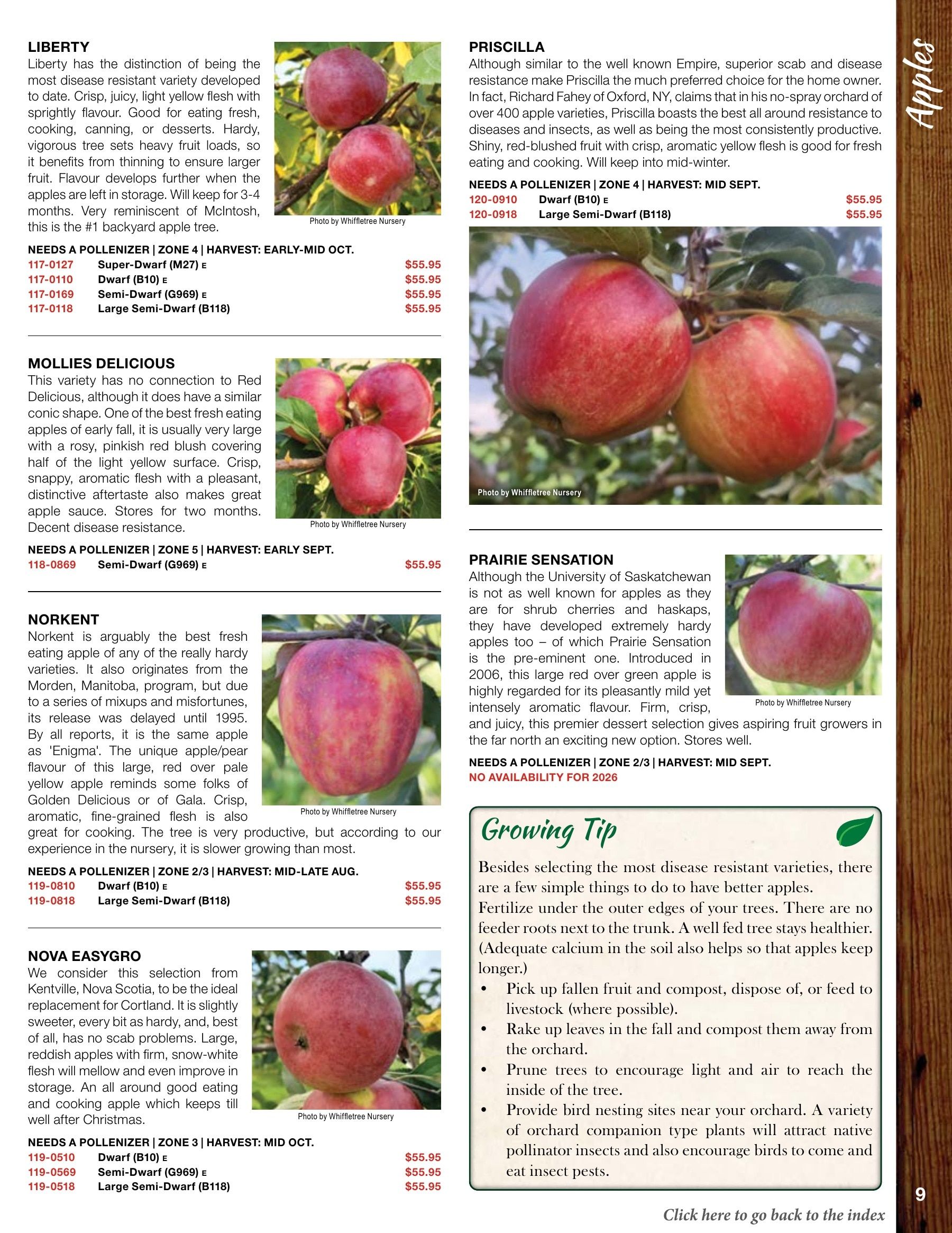 Whiffletree Farm & Nursery Annual Catalog Weekly Ad January 1 - December 31, 2026