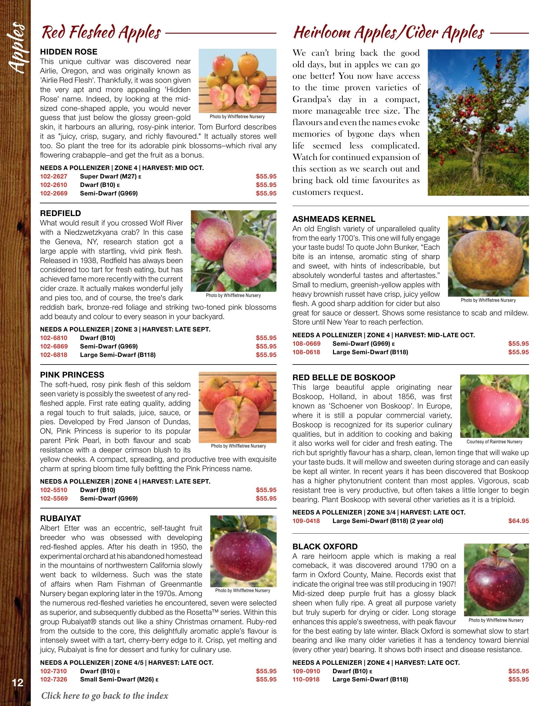 Whiffletree Farm & Nursery Annual Catalog Weekly Ad January 1 - December 31, 2026