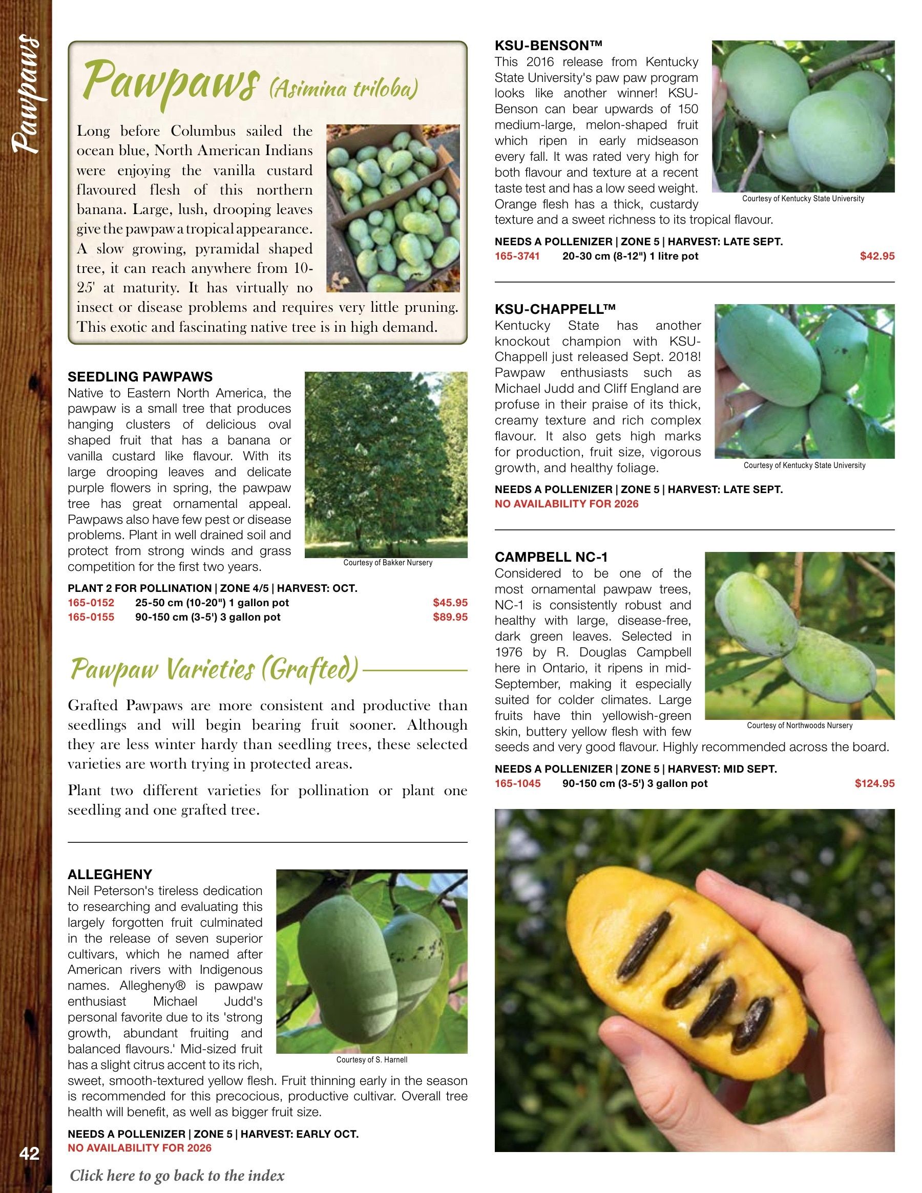 Whiffletree Farm & Nursery Annual Catalog Weekly Ad January 1 - December 31, 2026