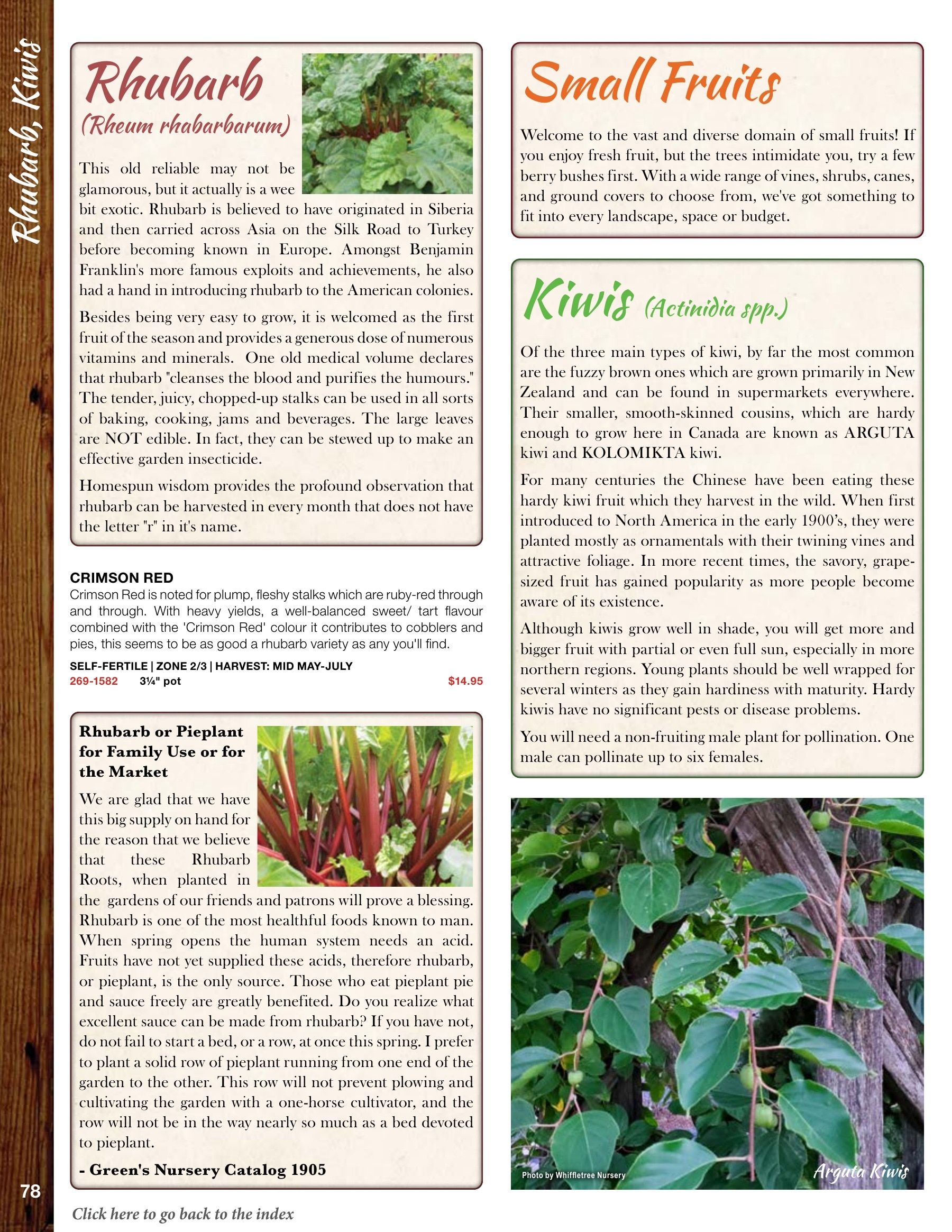 Whiffletree Farm & Nursery Annual Catalog Weekly Ad January 1 - December 31, 2026