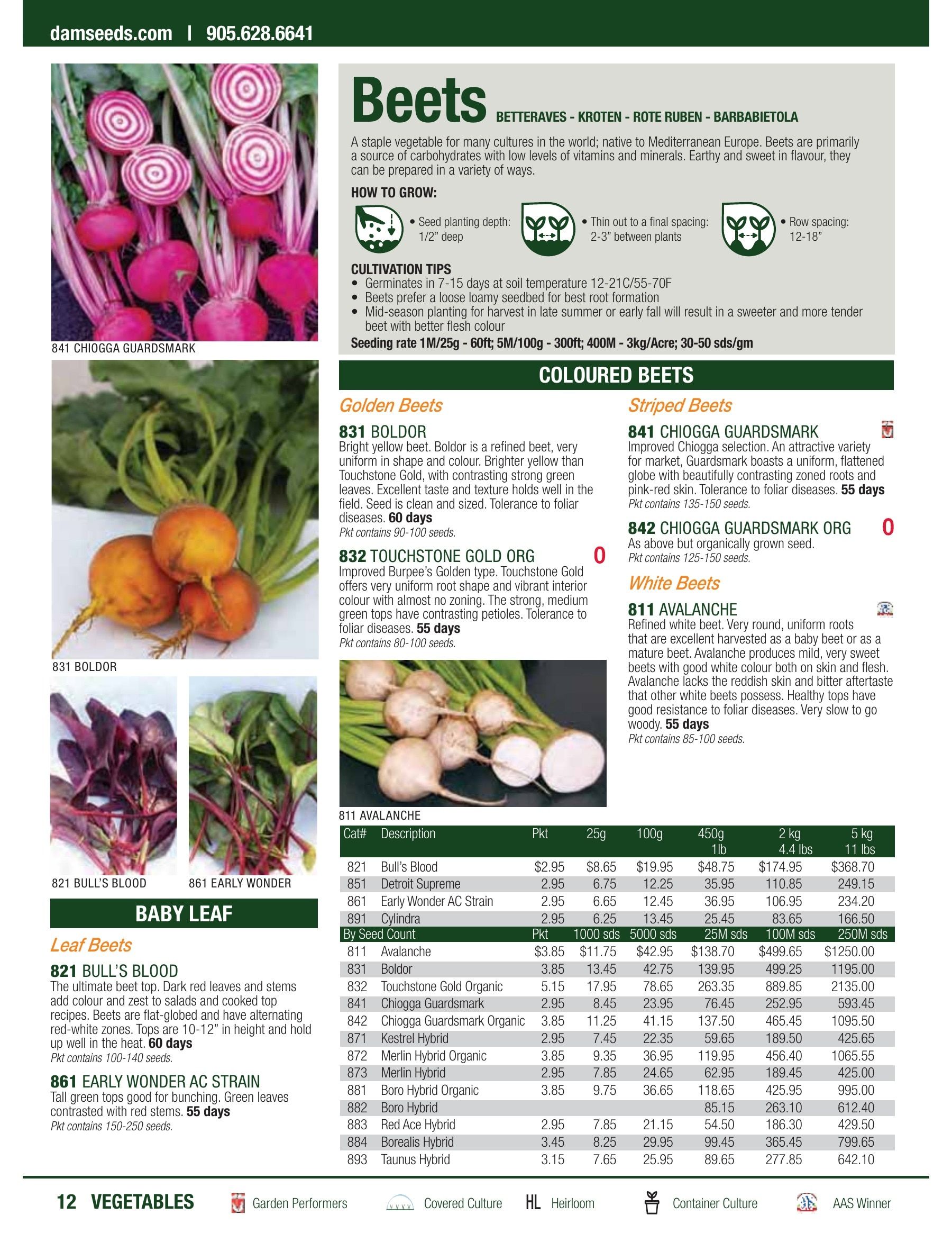 William Dam Seeds Annual Catalog Weekly Ad January 1 - October 31, 2026