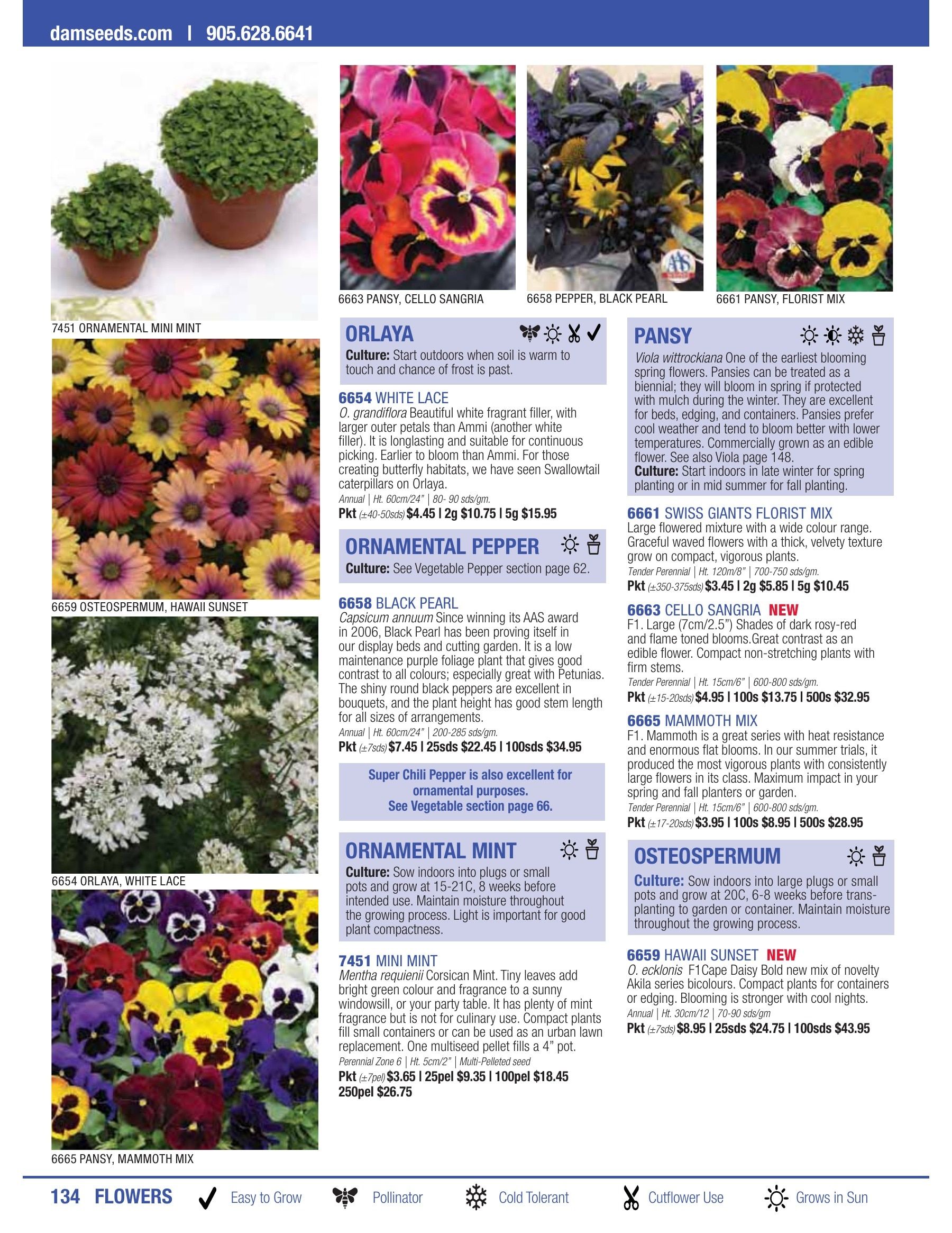William Dam Seeds Annual Catalog Weekly Ad January 1 - October 31, 2026